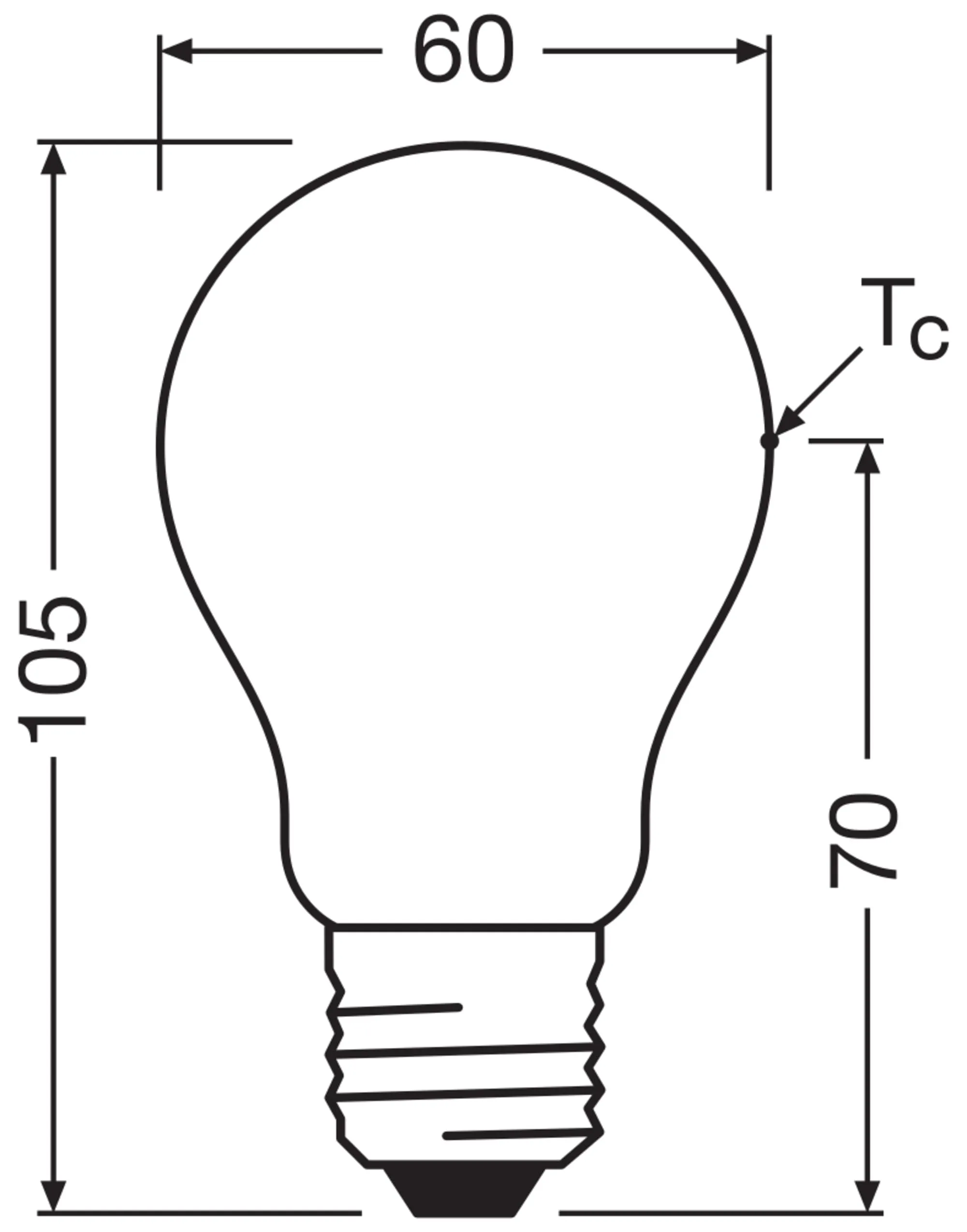 Osram LED Lamp E27, 5W, 1055lm, Class A, Cold White 4000K, CRI 80, Frosted Glass, IP20, 60mm - immagine 5