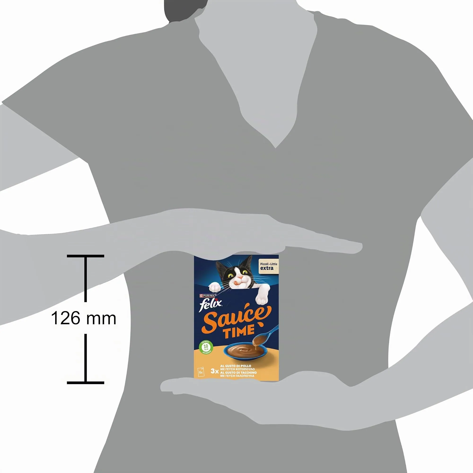 Felix Sauce Time Cibo Umido per Gatti Adulti, 48 Bustine da 40g - immagine 3