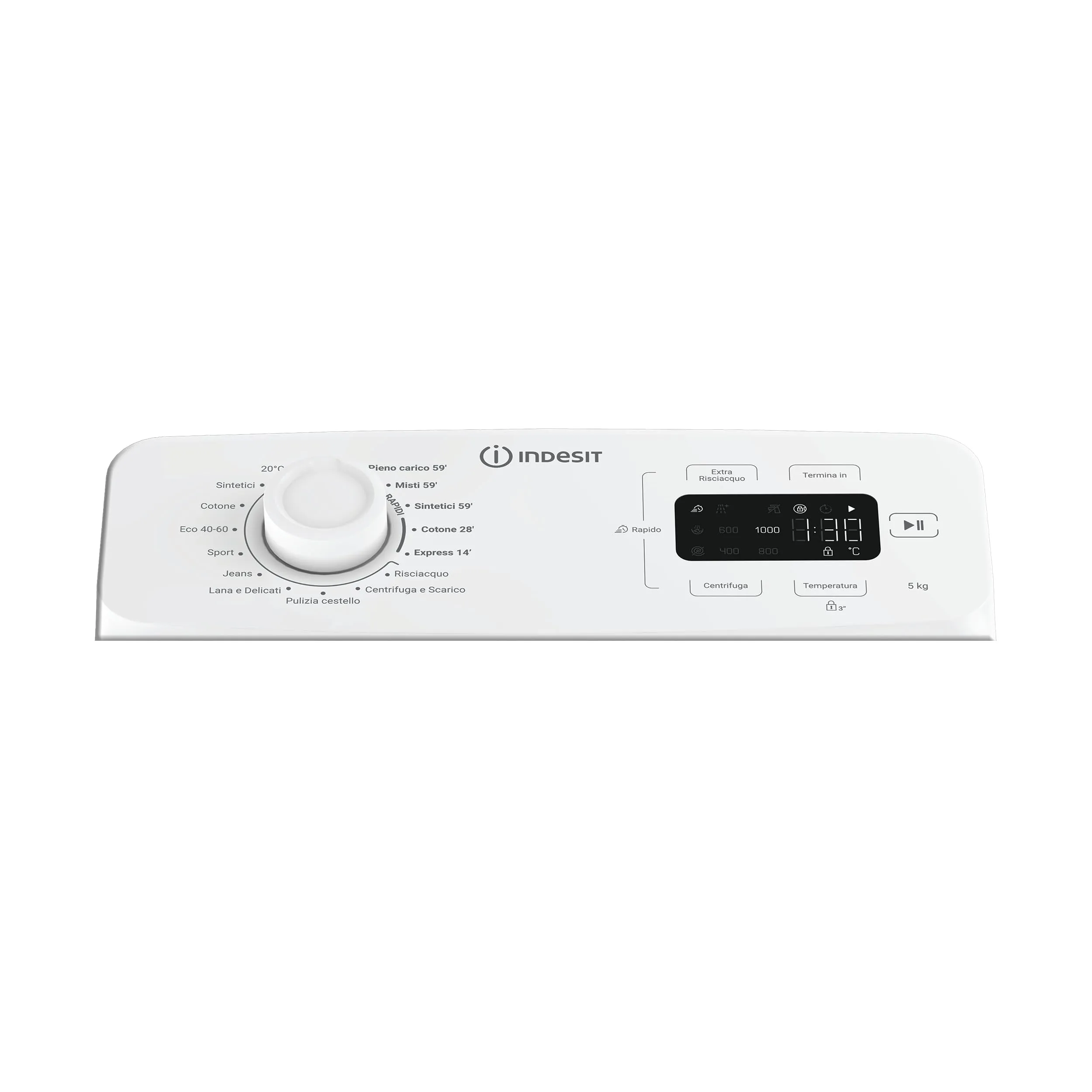 Indesit ITL 55W IT Lavatrice 5kg Carica Dall’alto - immagine 4