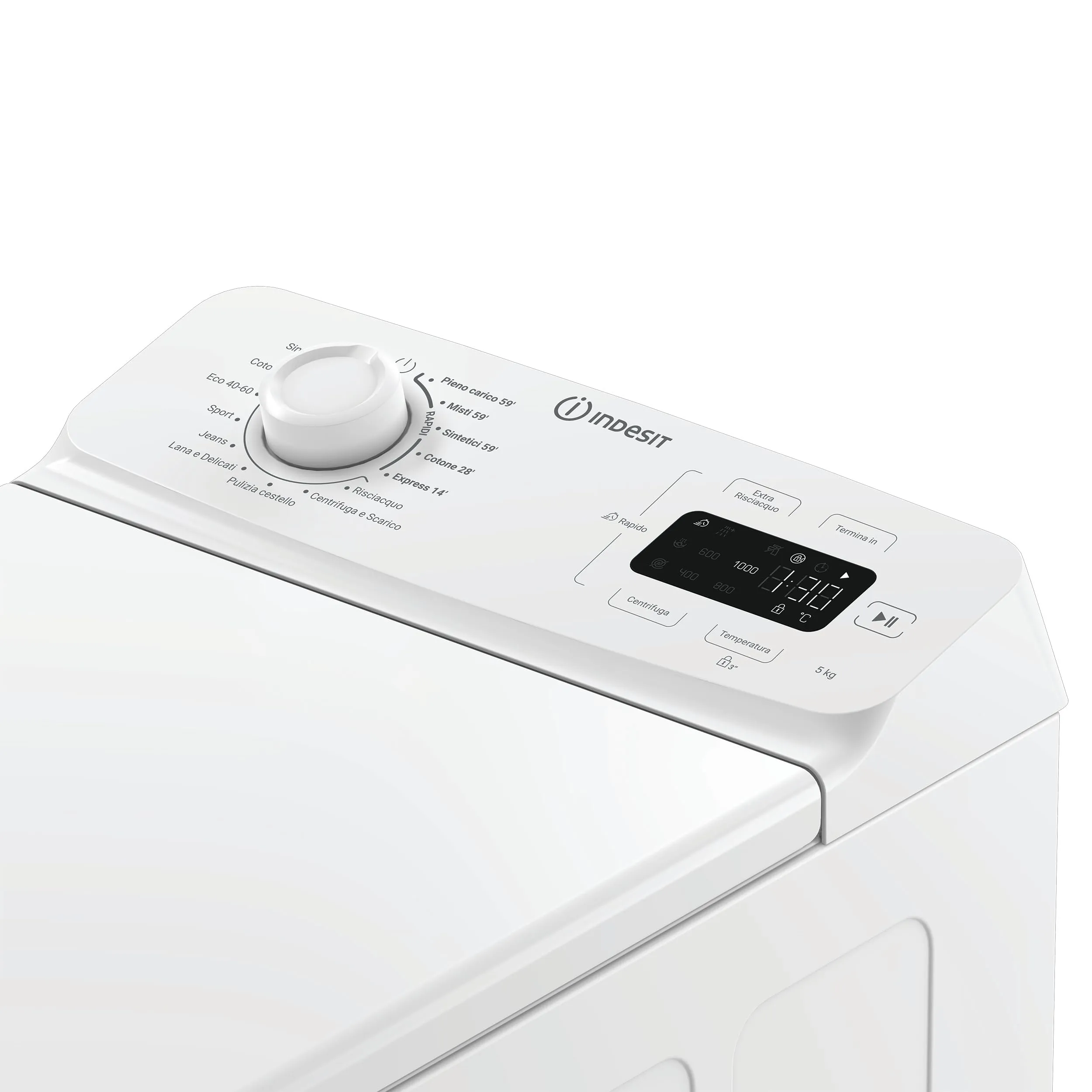 Indesit ITL 55W IT Lavatrice 5kg Carica Dall’alto - immagine 6