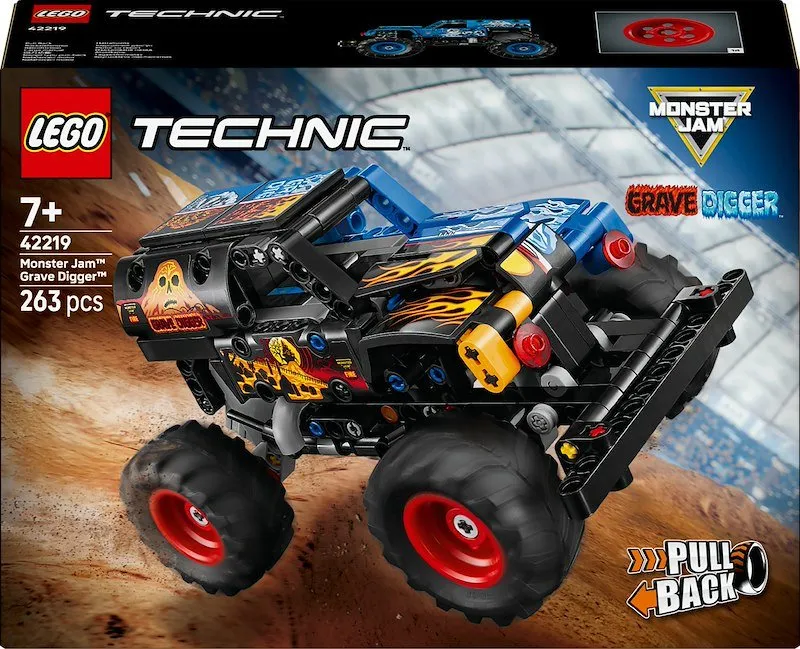 LEGO Technic Monster Jam Grave Digger Fuoco e Ghiaccio 42219 - immagine 1