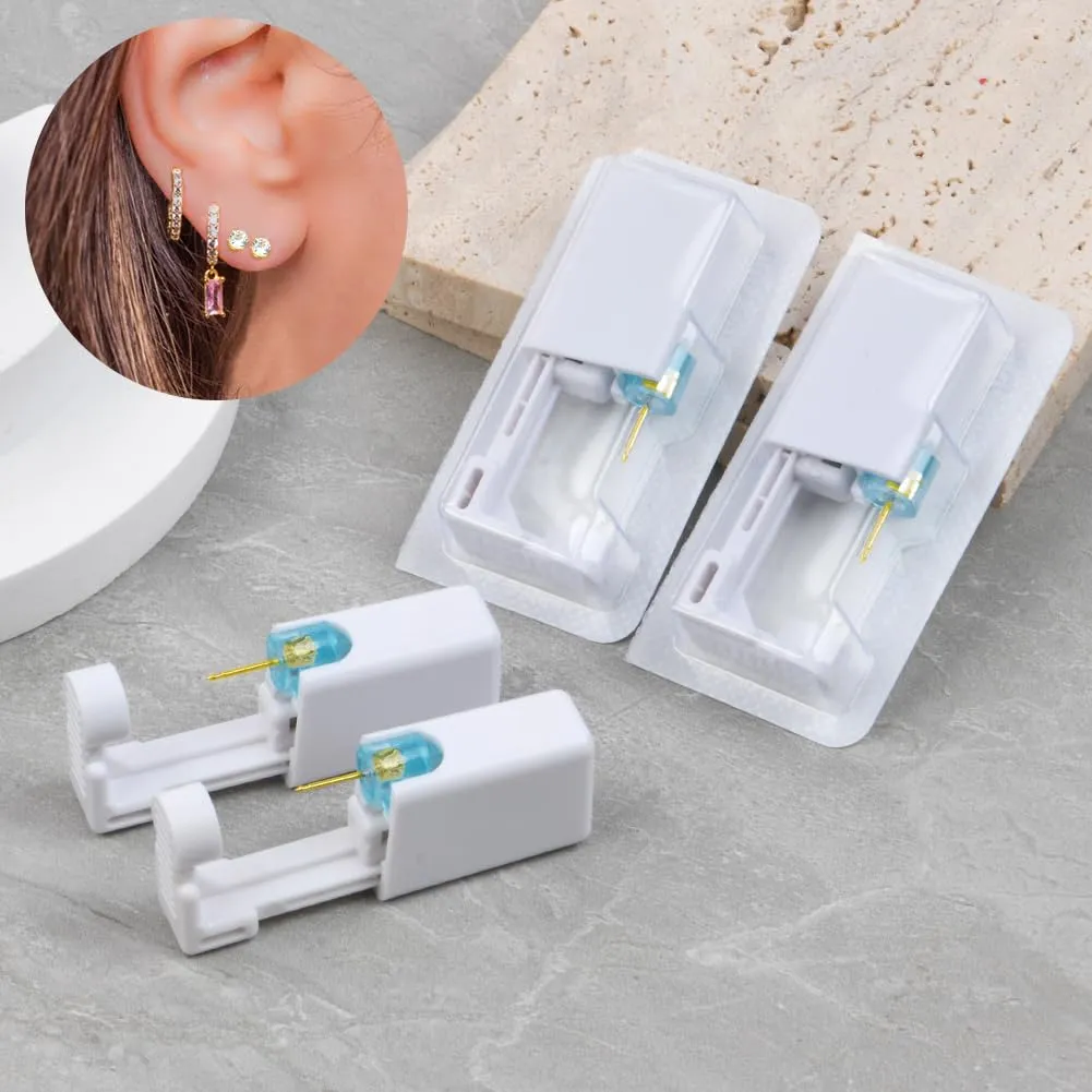 Aucuu Set di Piercing e Orecchini a Bottone per Ragazze, Donne e Uomini - immagine 5