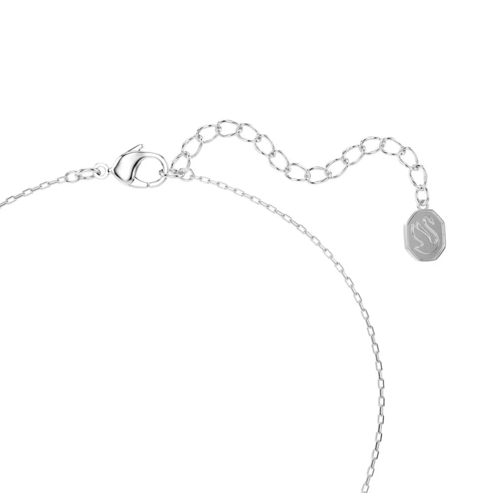 Swarovski Magic Set Collana Pendente e Orecchini, Zirconia Grigio-Blu, Forma a Fiocco di Neve, Placcatura in Tonalità Rodio - immagine 3