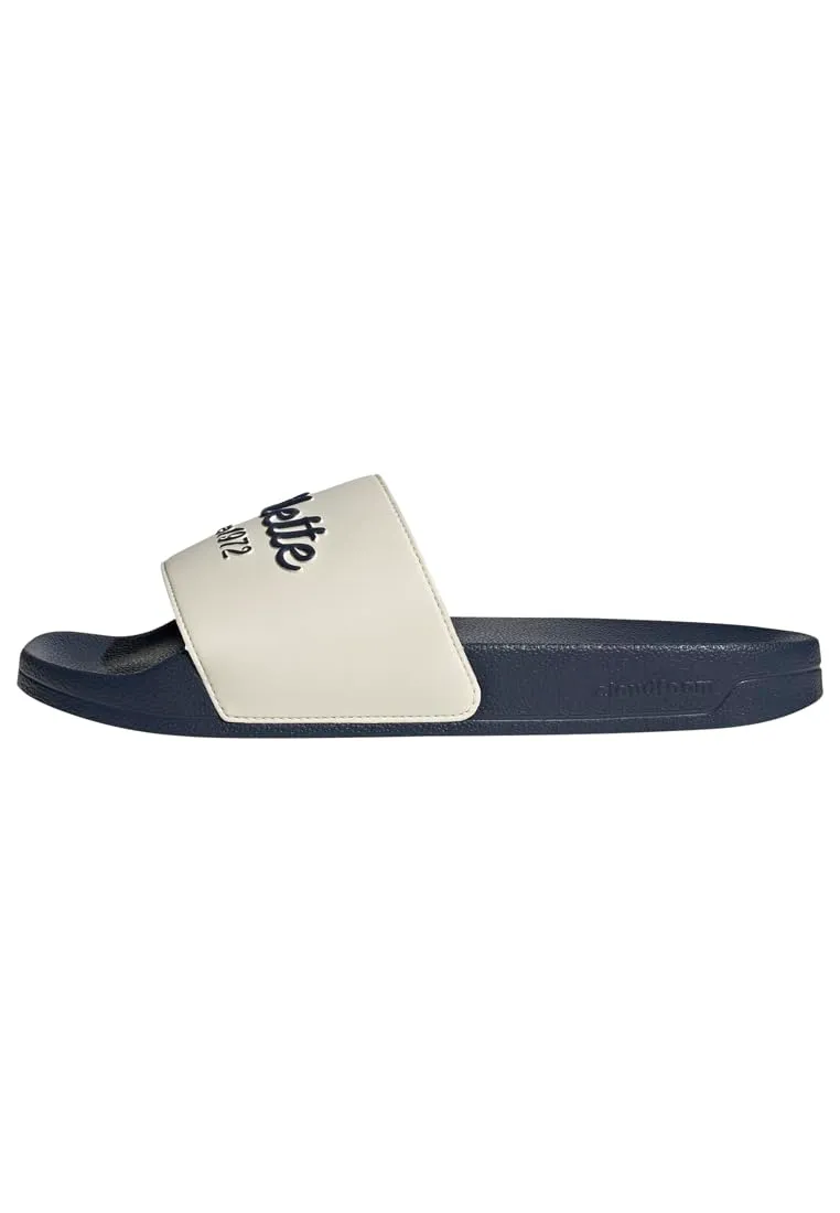 adidas Adilette Shower Slides, Wonder White Shadow Navy Shadow Navy, 40.5 EU - immagine 1