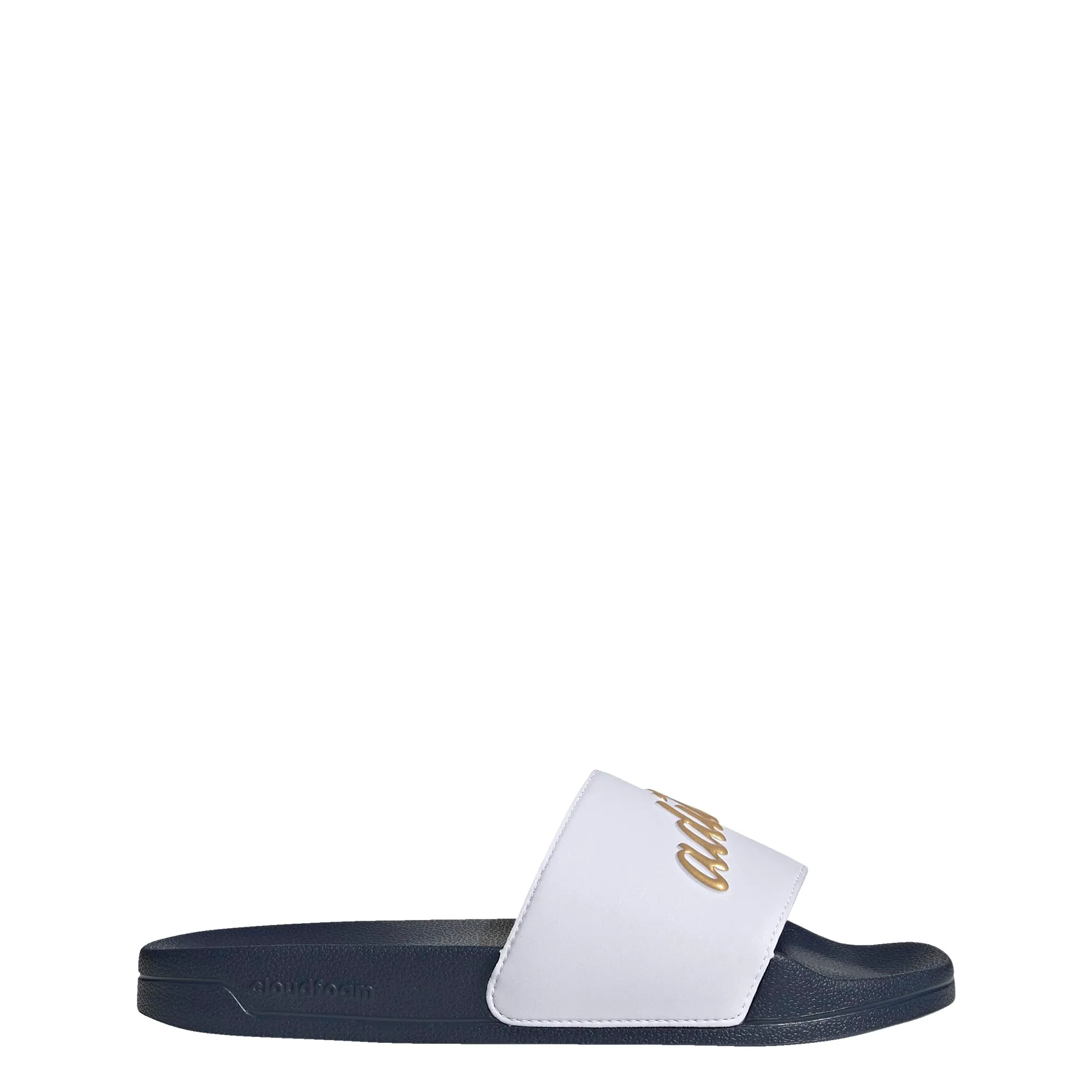 adidas Adilette Shower, Cloud White / Gold Metallic / Navy, 38 EU - immagine 1