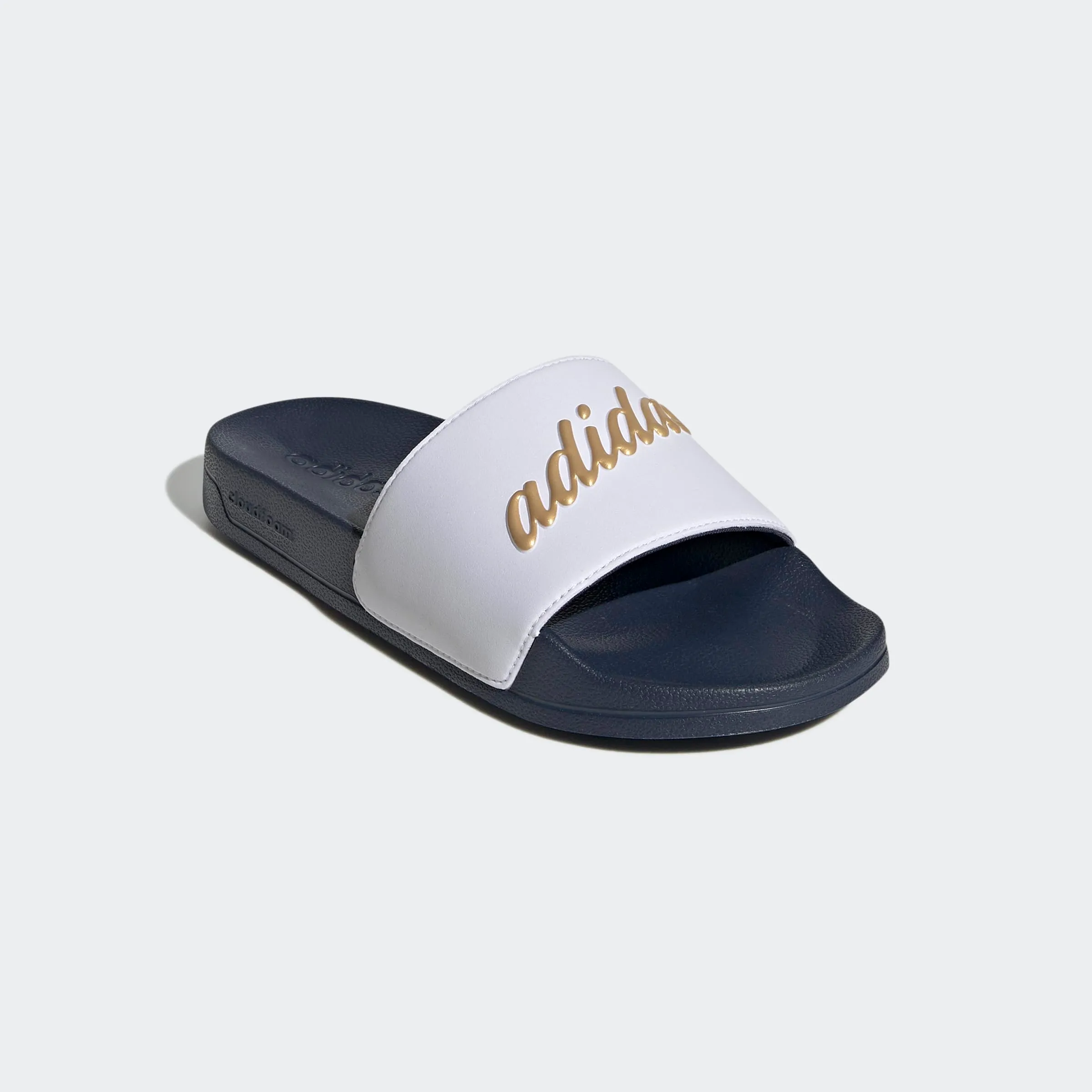 adidas Adilette Shower, Cloud White / Gold Metallic / Navy, 38 EU - immagine 6