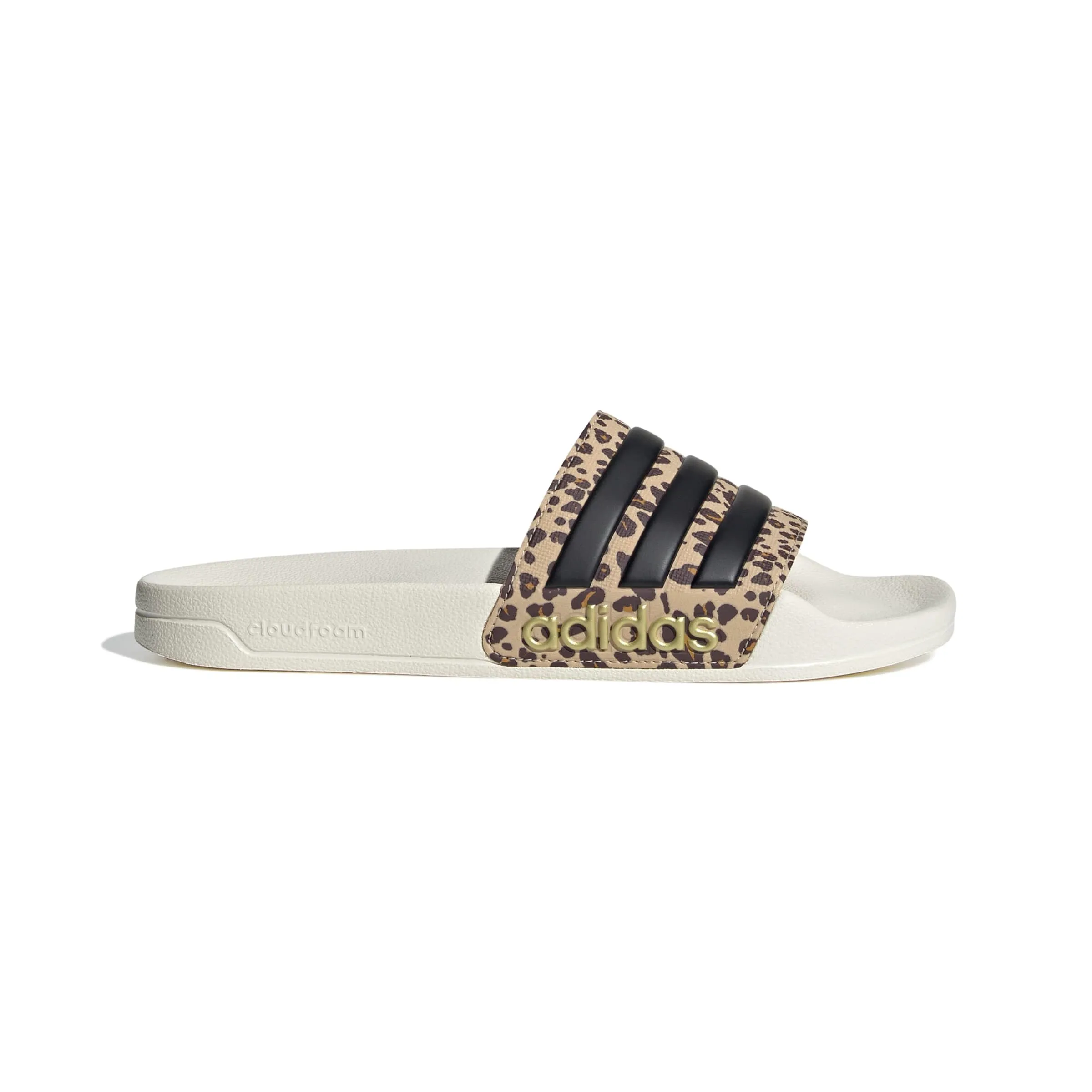 adidas Adilette Shower Slides, Off White Core Black Magic Beige, 47 EU - immagine 2