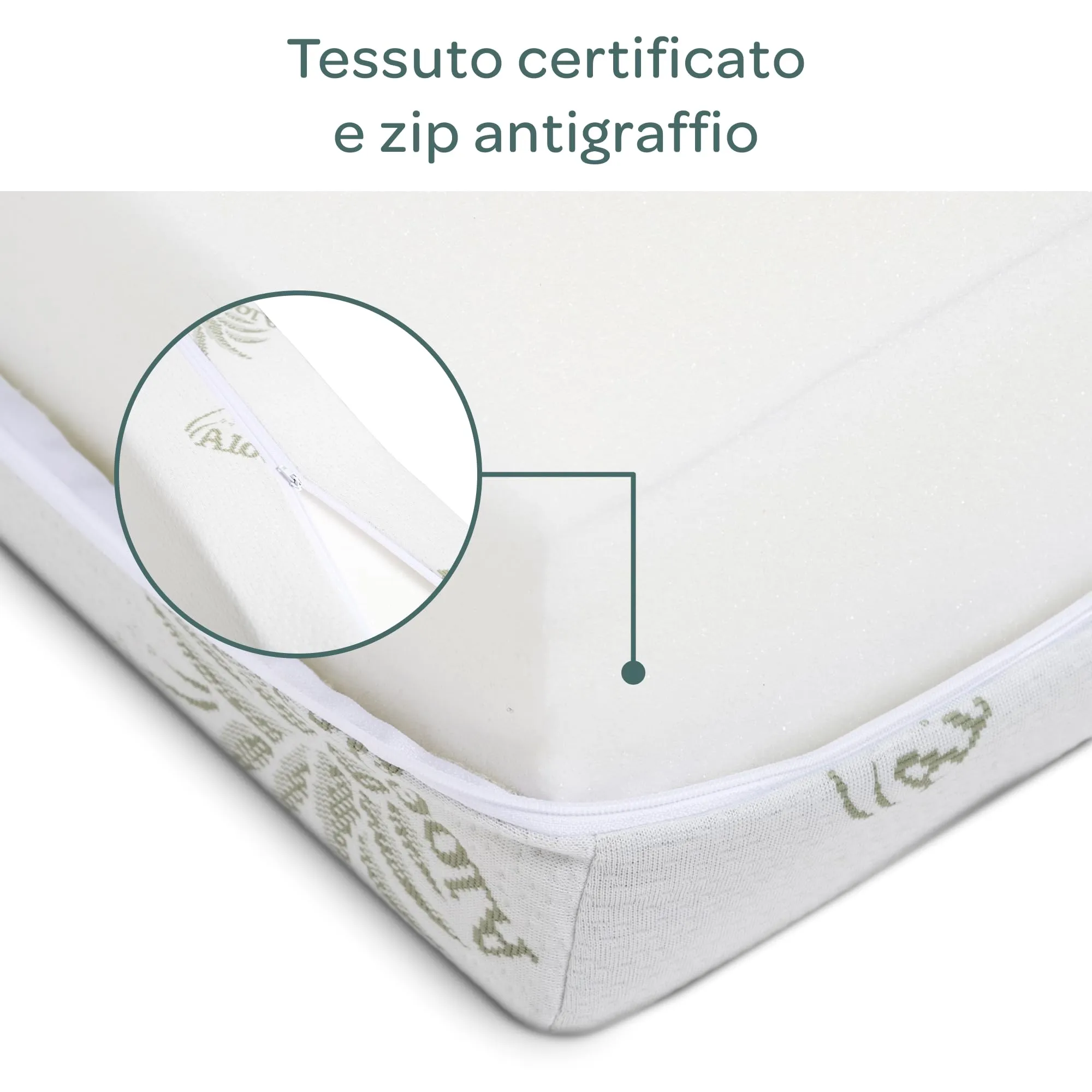 DOLCI SOGNI Materasso Culla Neonato 50x83x8 cm con Fodera Aloe Vera - immagine 7