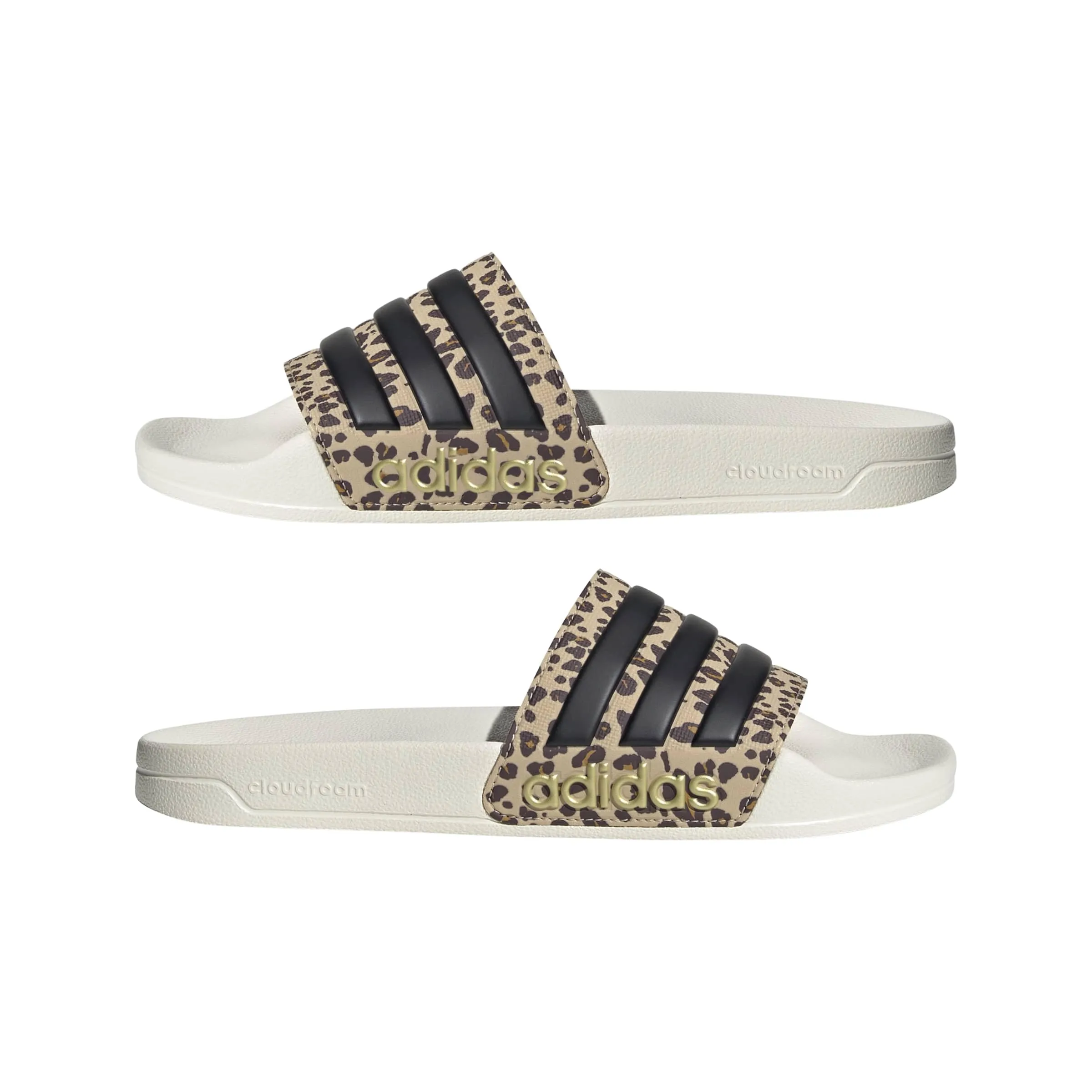 adidas Adilette Shower Slides, Off White Core Black Magic Beige, 48.5 EU - immagine 6
