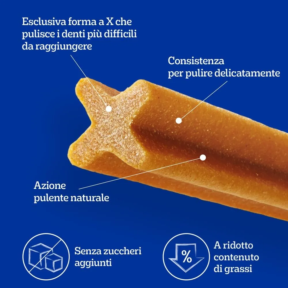 Pedigree Dentastix Snack per l'Igiene Orale, Cane Grande +25 kg, 270 g (105 Pezzi) - immagine 2