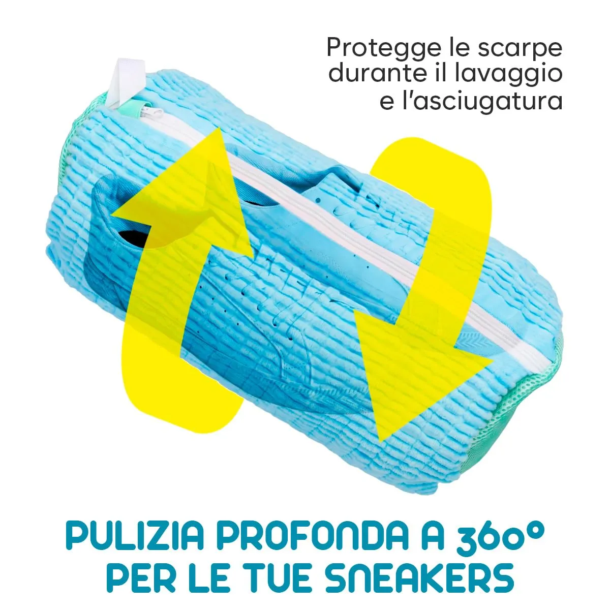 ZENO Shoe Washing Bag, 2 Pieces - immagine 2