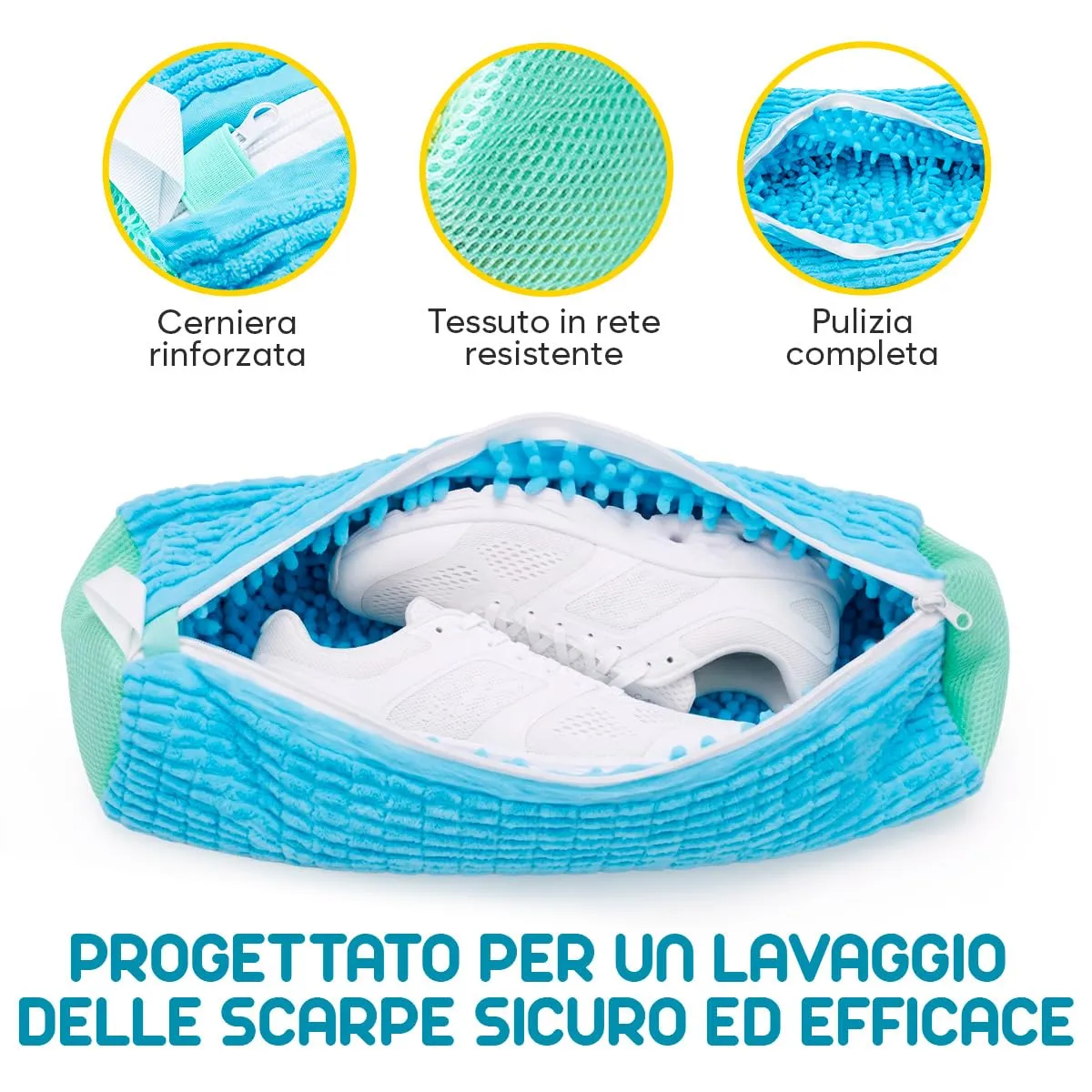 ZENO Shoe Washing Bag, 2 Pieces - immagine 3