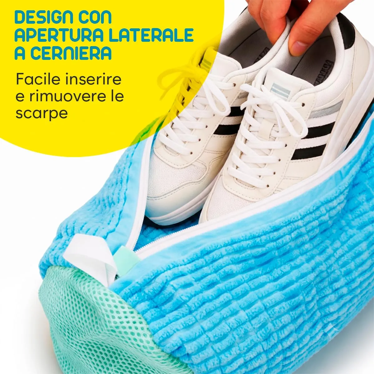 ZENO Shoe Washing Bag, 2 Pieces - immagine 5