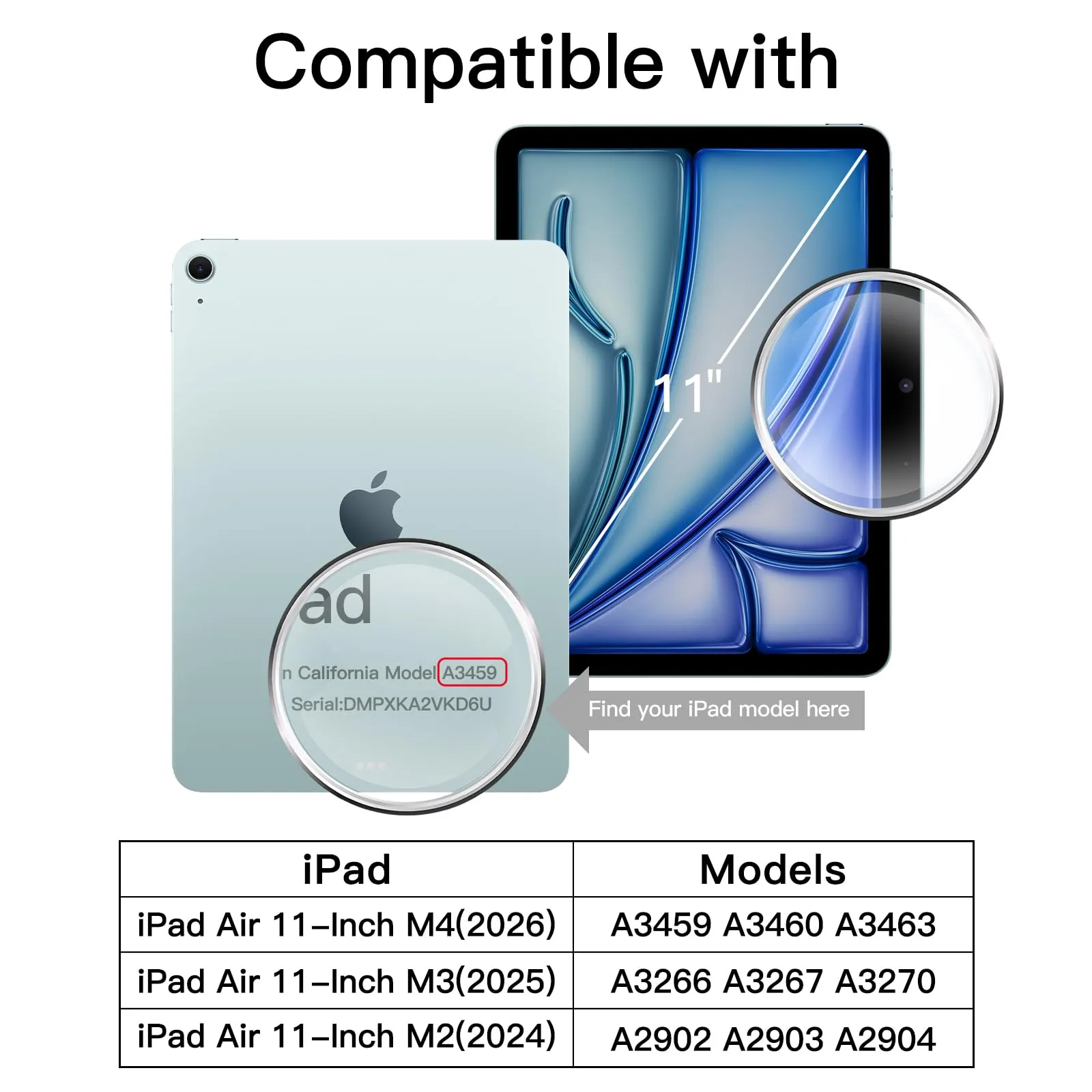 JETech Pellicola Protettiva per iPad Air 11" (M4/M3/M2), 2 Pezzi - immagine 2