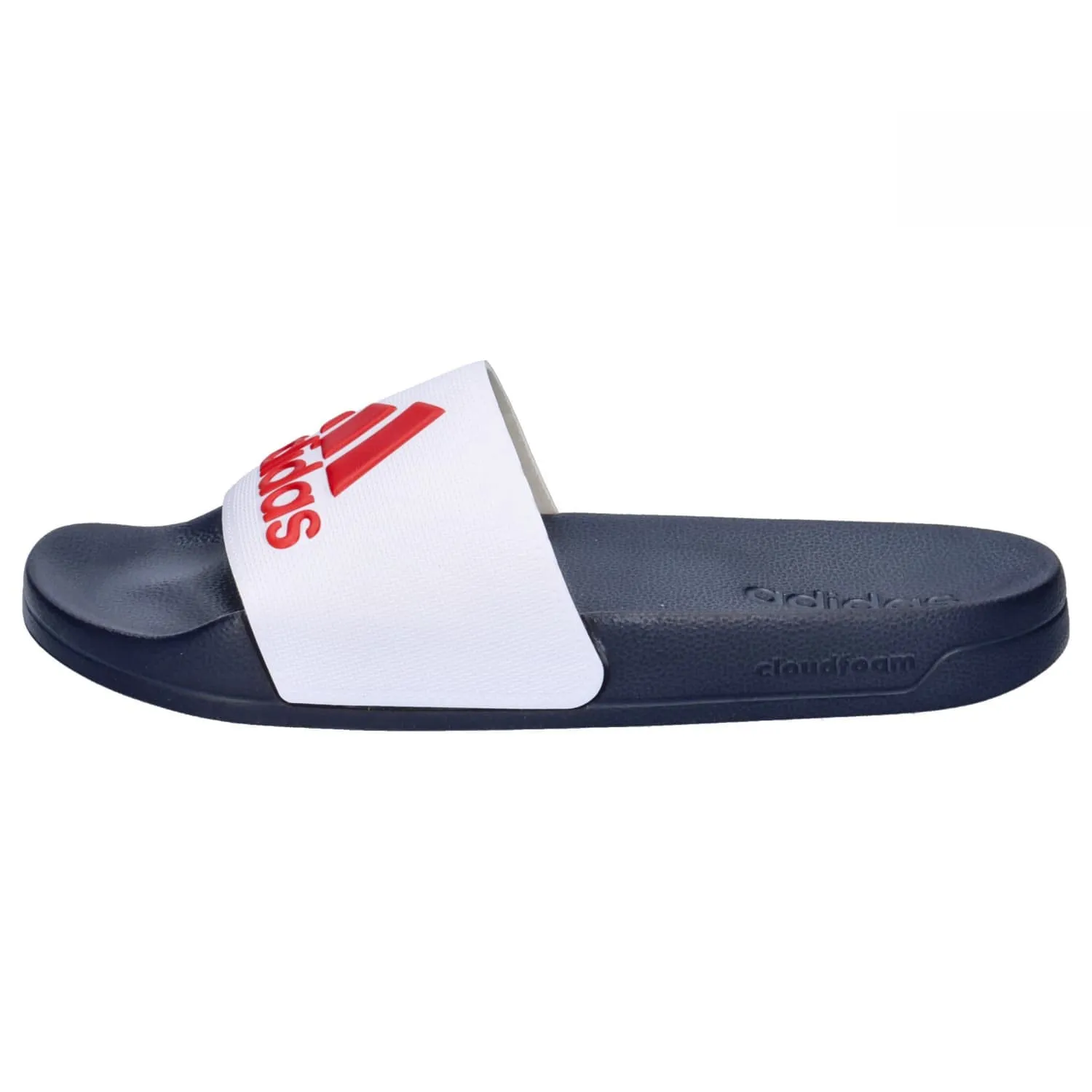 adidas Adilette Shower Slides, Cloud White Scarlet Victory Blue, 38 EU - immagine 2