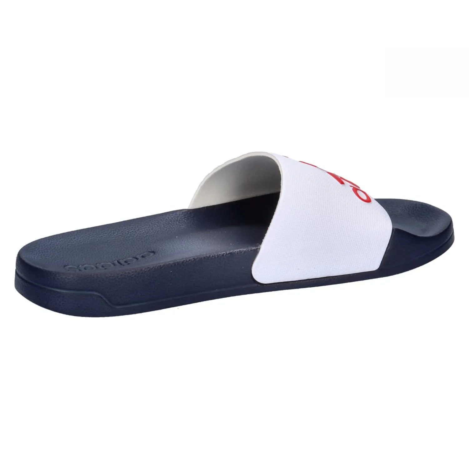 adidas Adilette Shower Slides, Cloud White Scarlet Victory Blue, 40.5 EU - immagine 7