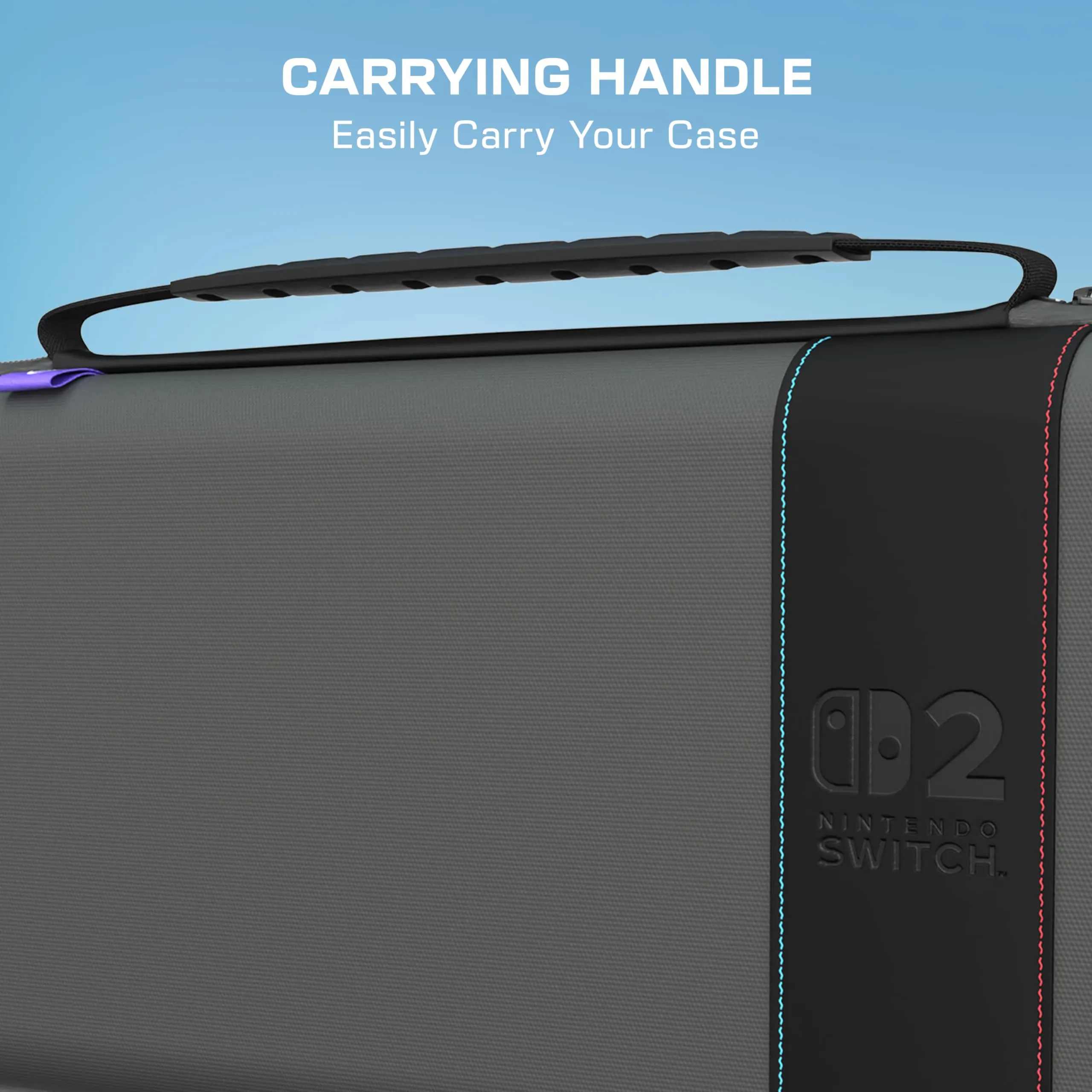 Turtle Beach PlayTrek Custodia da viaggio per Nintendo Switch 2, Charcoal Black - immagine 3