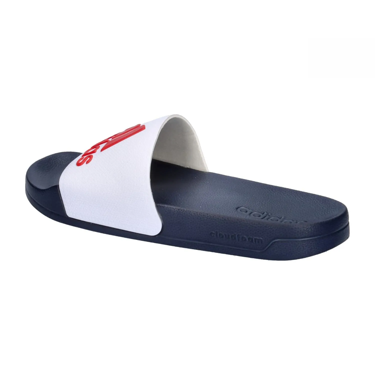 adidas Adilette Shower Slides, Cloud White Scarlet Victory Blue, 37 EU - immagine 3