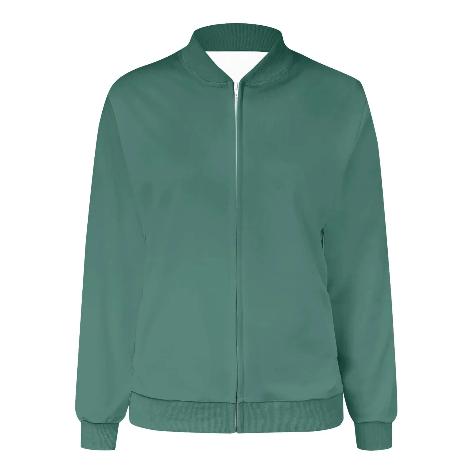 Generico Giacca Bomber Primavera Donna Stampa Floreale Leggera - immagine 3