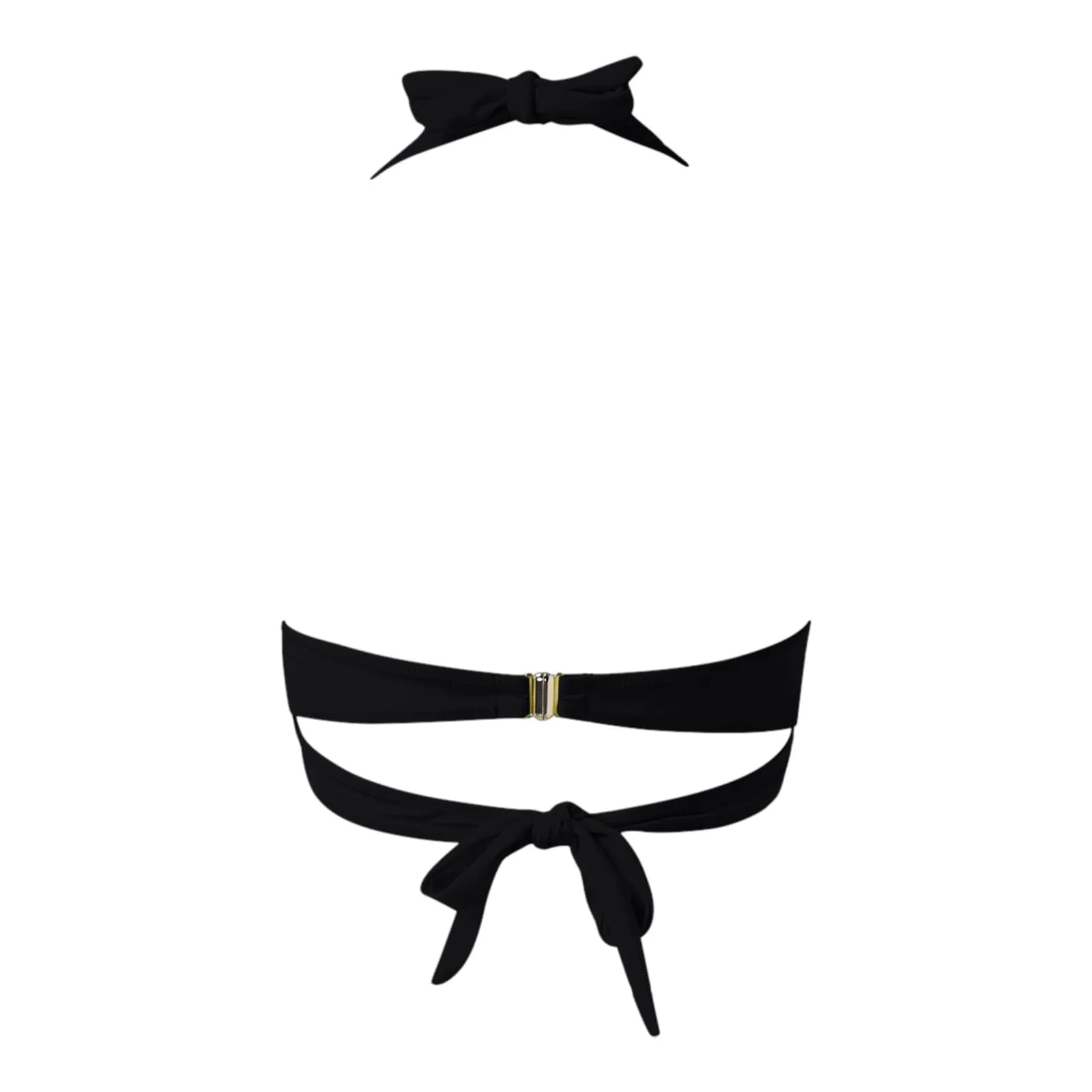 Generico Top Bikini Donna Scollo a V Push Up Imbottito con Allacciatura Incrociata - immagine 5