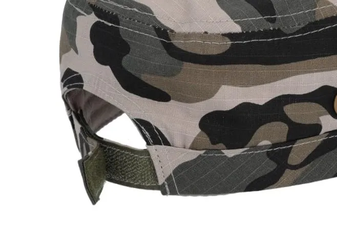 Riki Browns Cappello Militare in Cotone Ripstop, Visiera Regolabile, Camouflage, Taglia Unica - immagine 4