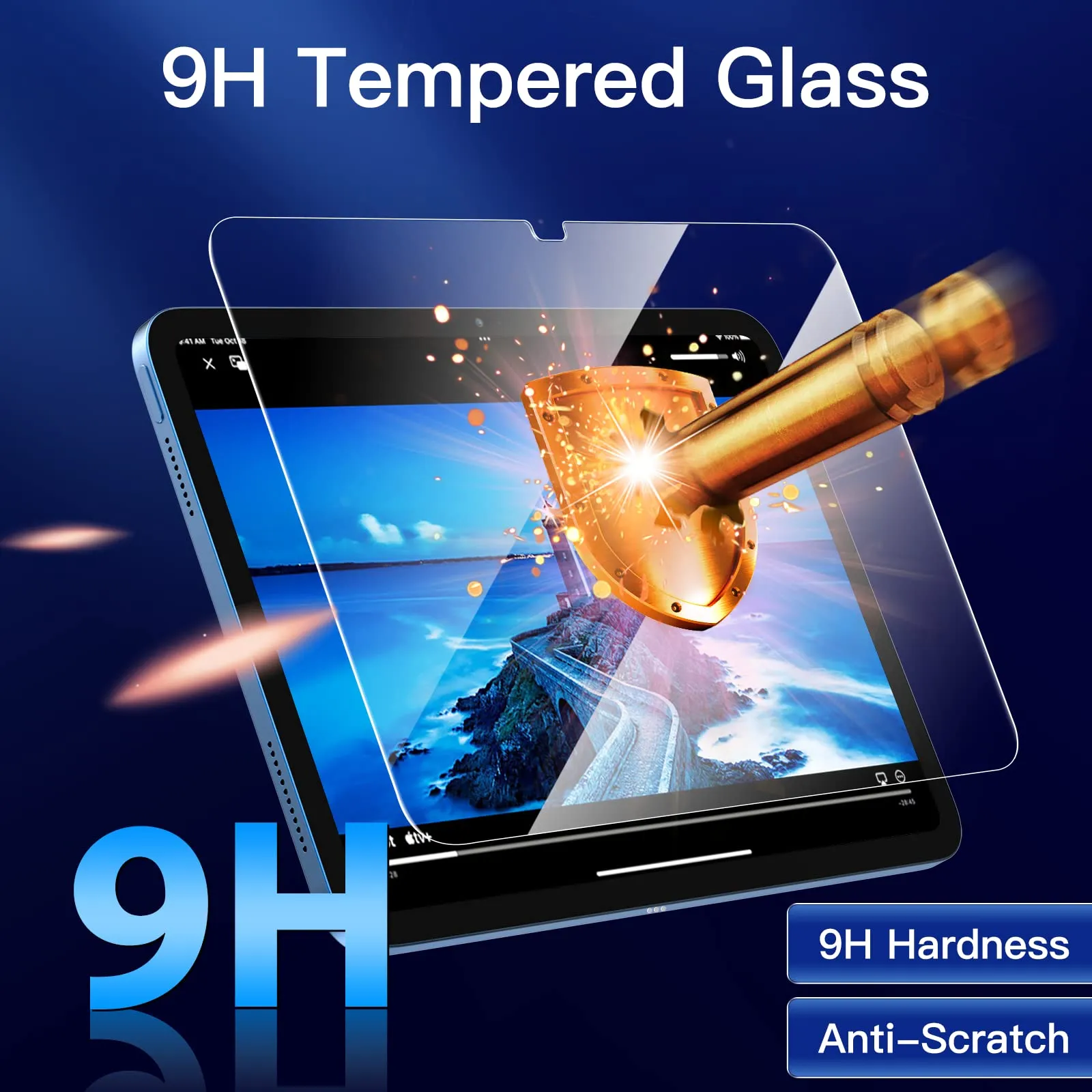 JETech Pellicola Protettiva per iPad (A16) 11ª/10ª Gen, 2 Pezzi - immagine 3