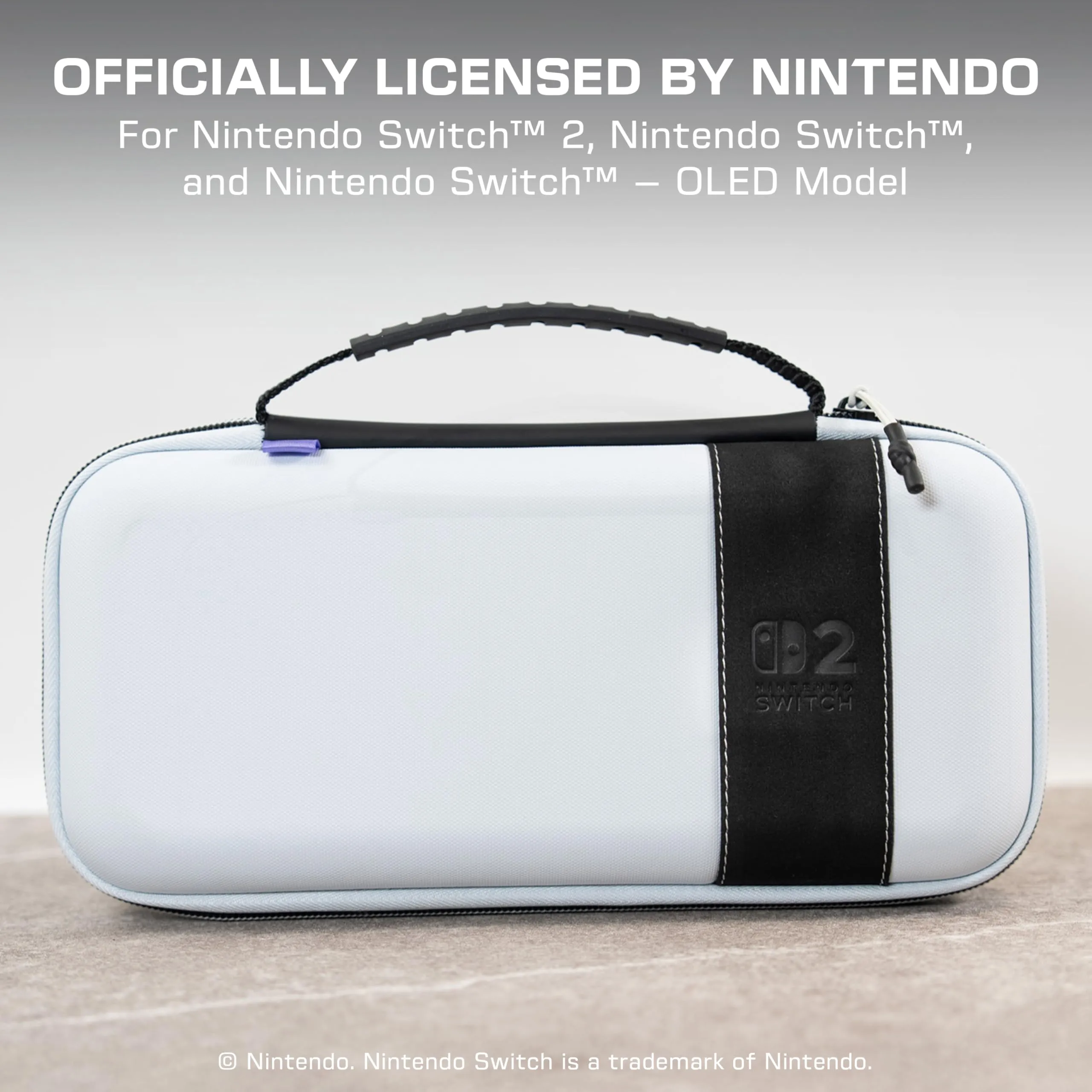 Turtle Beach PlayTrek Custodia da viaggio Stellar White per Nintendo Switch 2 - immagine 2