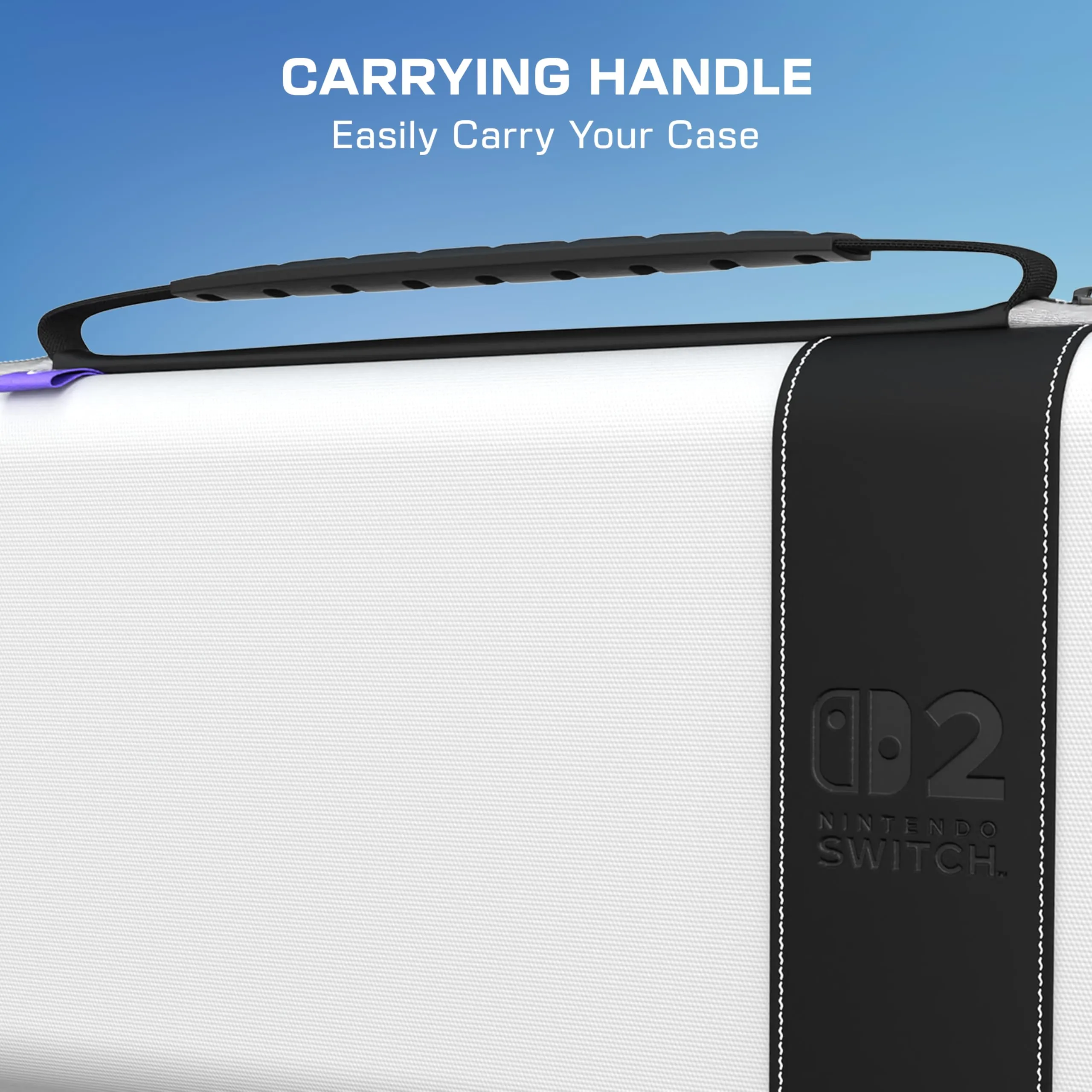 Turtle Beach PlayTrek Custodia da viaggio Stellar White per Nintendo Switch 2 - immagine 3