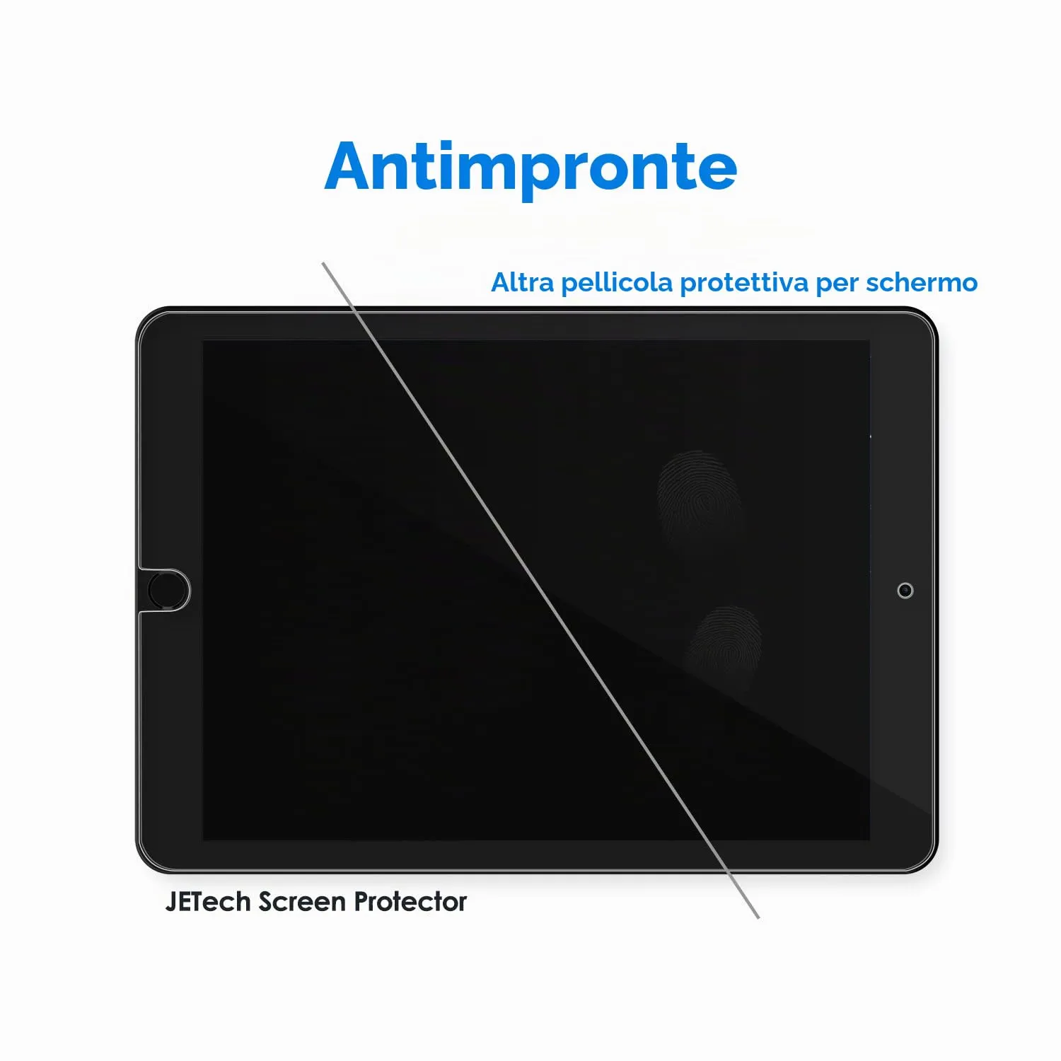 JETech Pellicola Protettiva in Vetro Temperato per iPad Pro 10,5" e iPad Air 3, 2 Pezzi - immagine 6