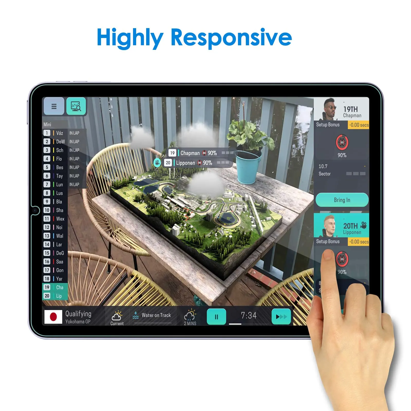 JETech Pellicola Protettiva in Vetro Temperato per iPad Air 5ª Gen 10,9" (2022), 2 Pezzi - immagine 7