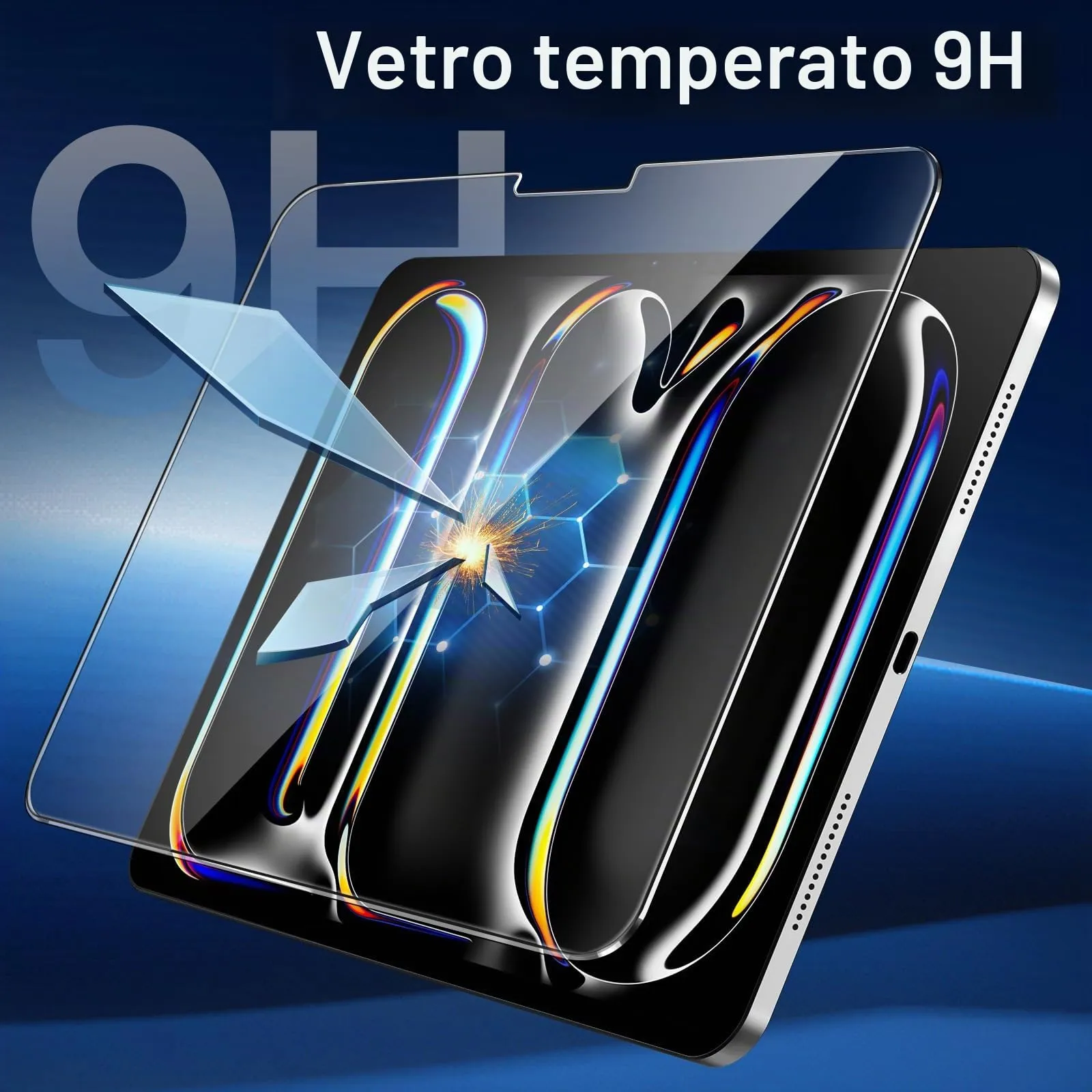 JETech Pellicola Protettiva per iPad Pro 11" M5/M4 (2 Pezzi) - immagine 3