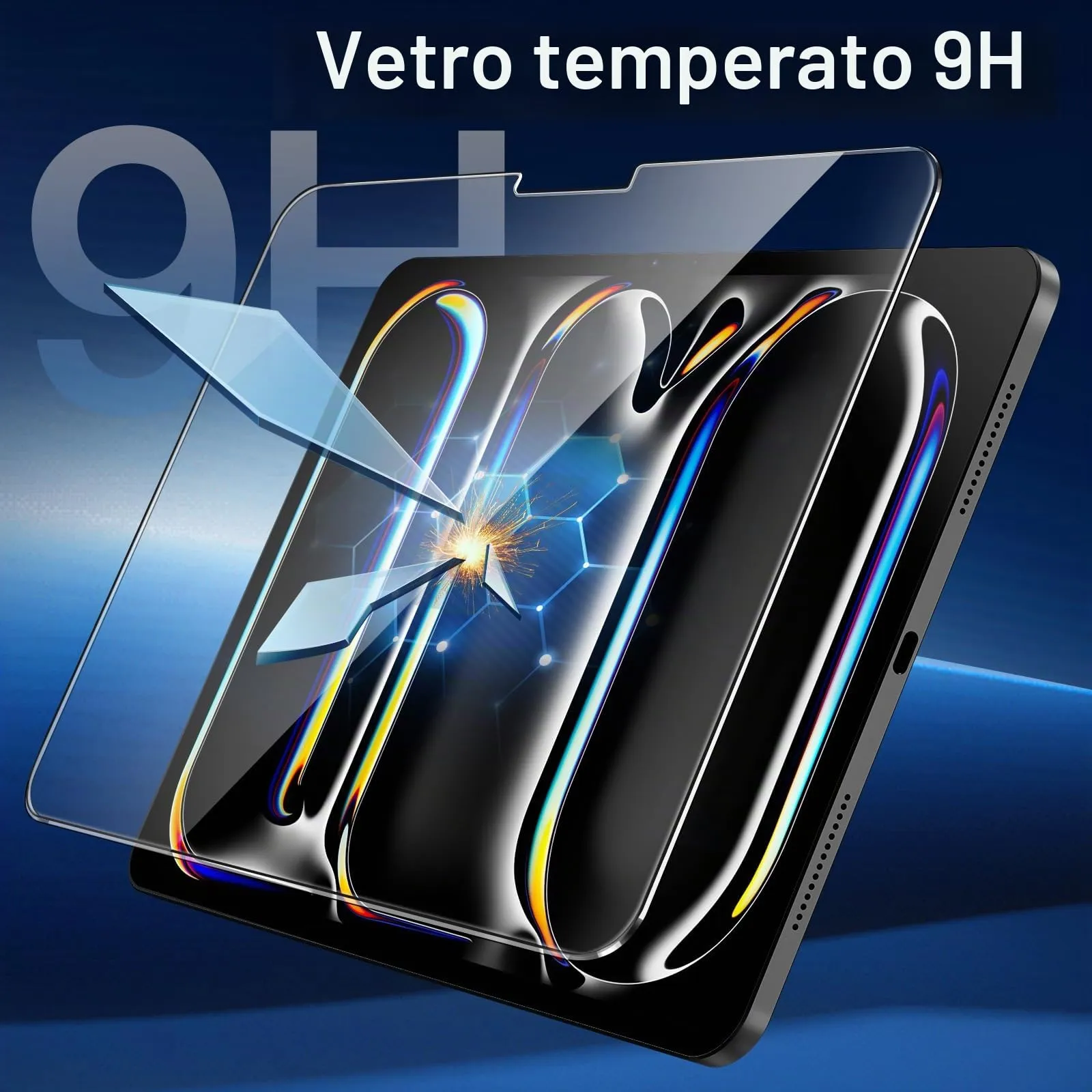 JETech Pellicola Protettiva per iPad Pro 13" M5/M4, 2 Pezzi - immagine 3