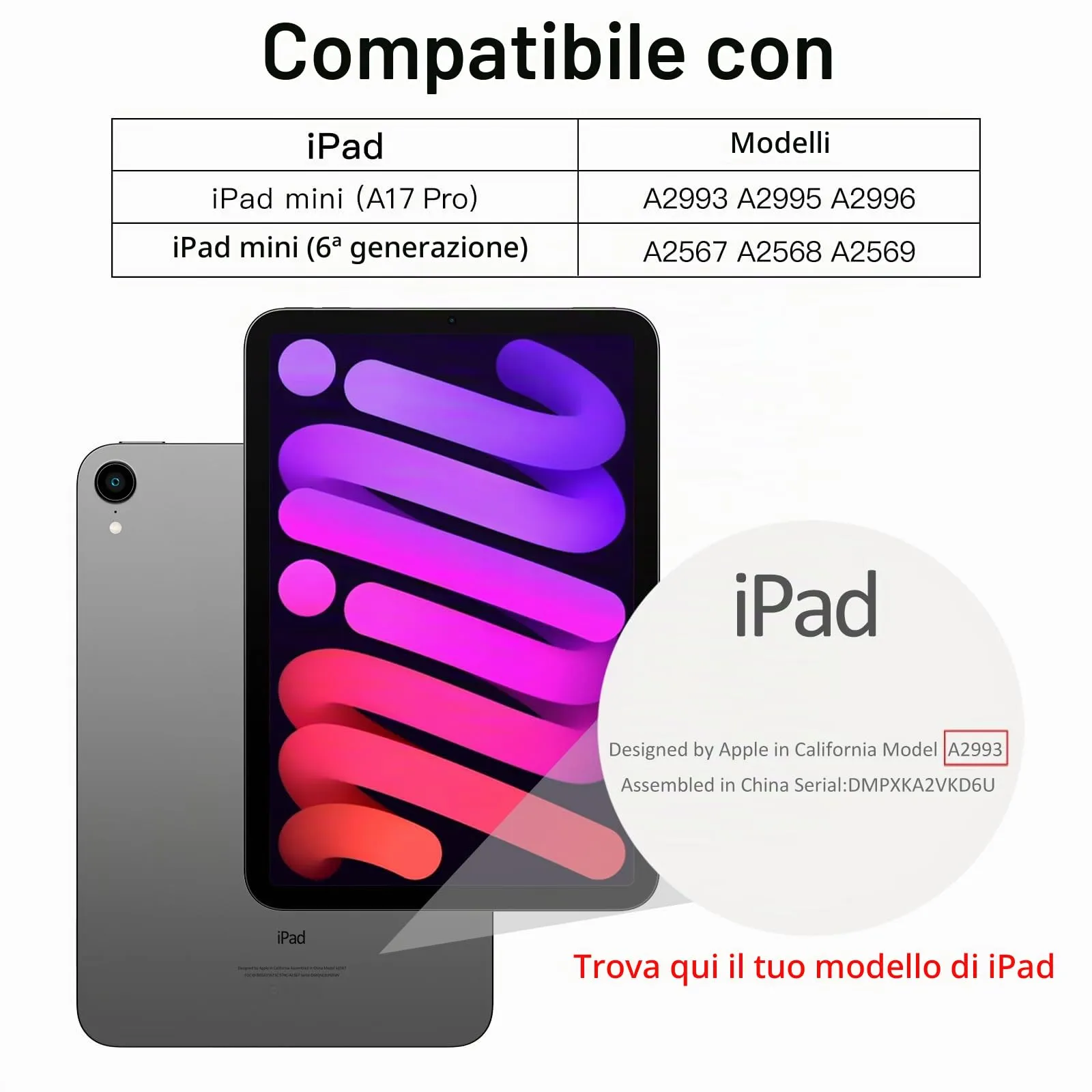 JETech Pellicola Protettiva per iPad mini A17 Pro / 6ª Gen, 2 Pezzi - immagine 2