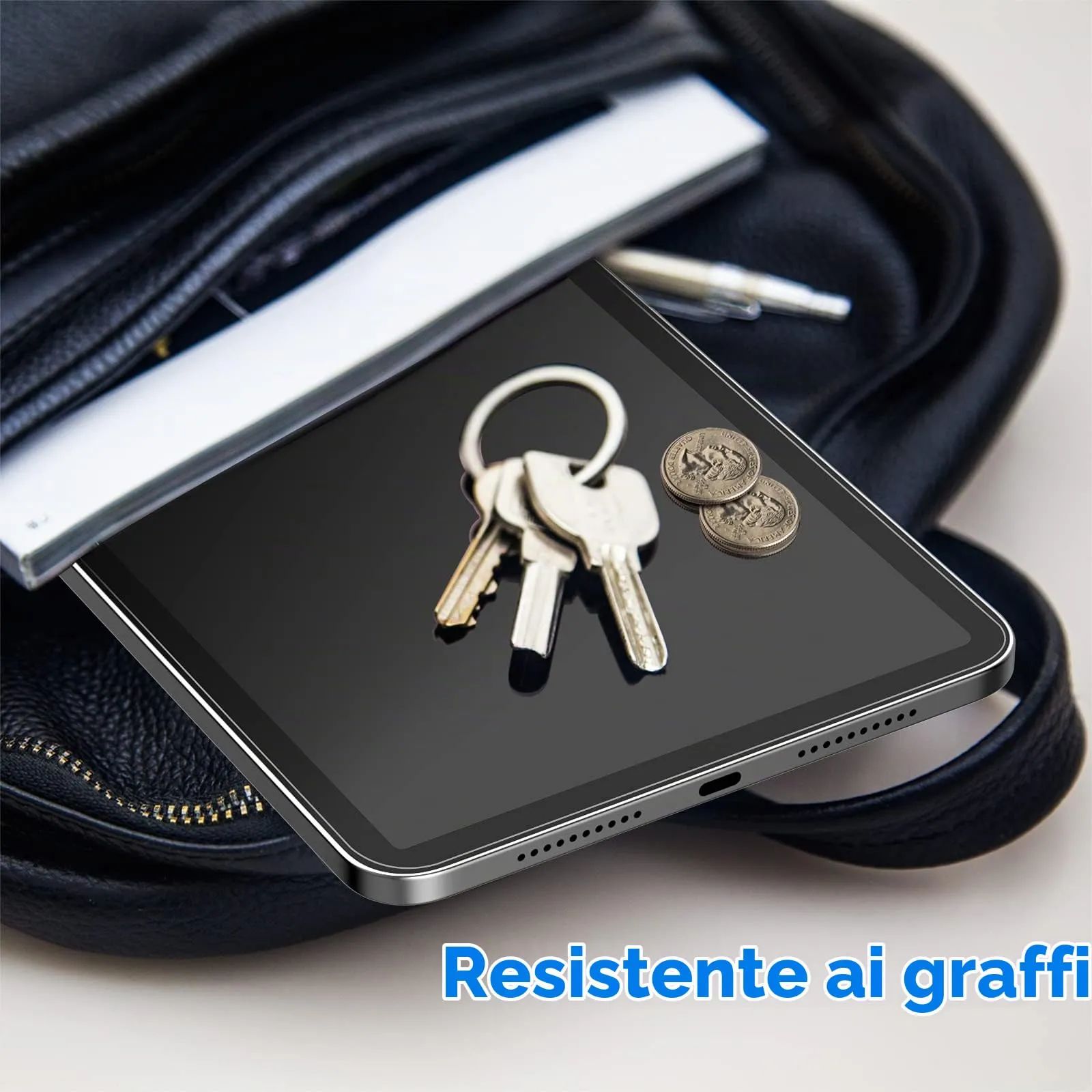 JETech Pellicola Protettiva per iPad mini A17 Pro / 6ª Gen, 2 Pezzi - immagine 5