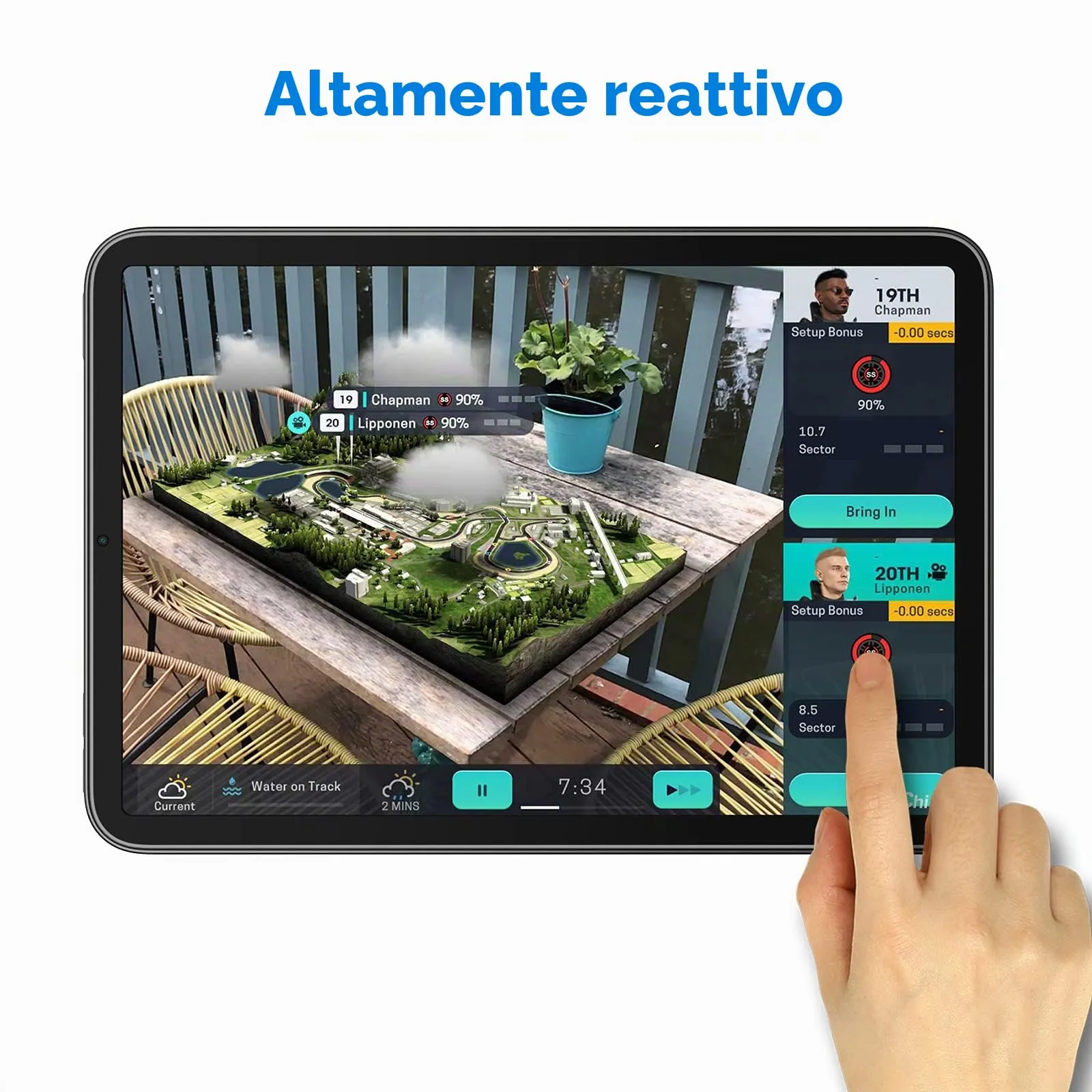JETech Pellicola Protettiva per iPad mini A17 Pro / 6ª Gen, 2 Pezzi - immagine 7