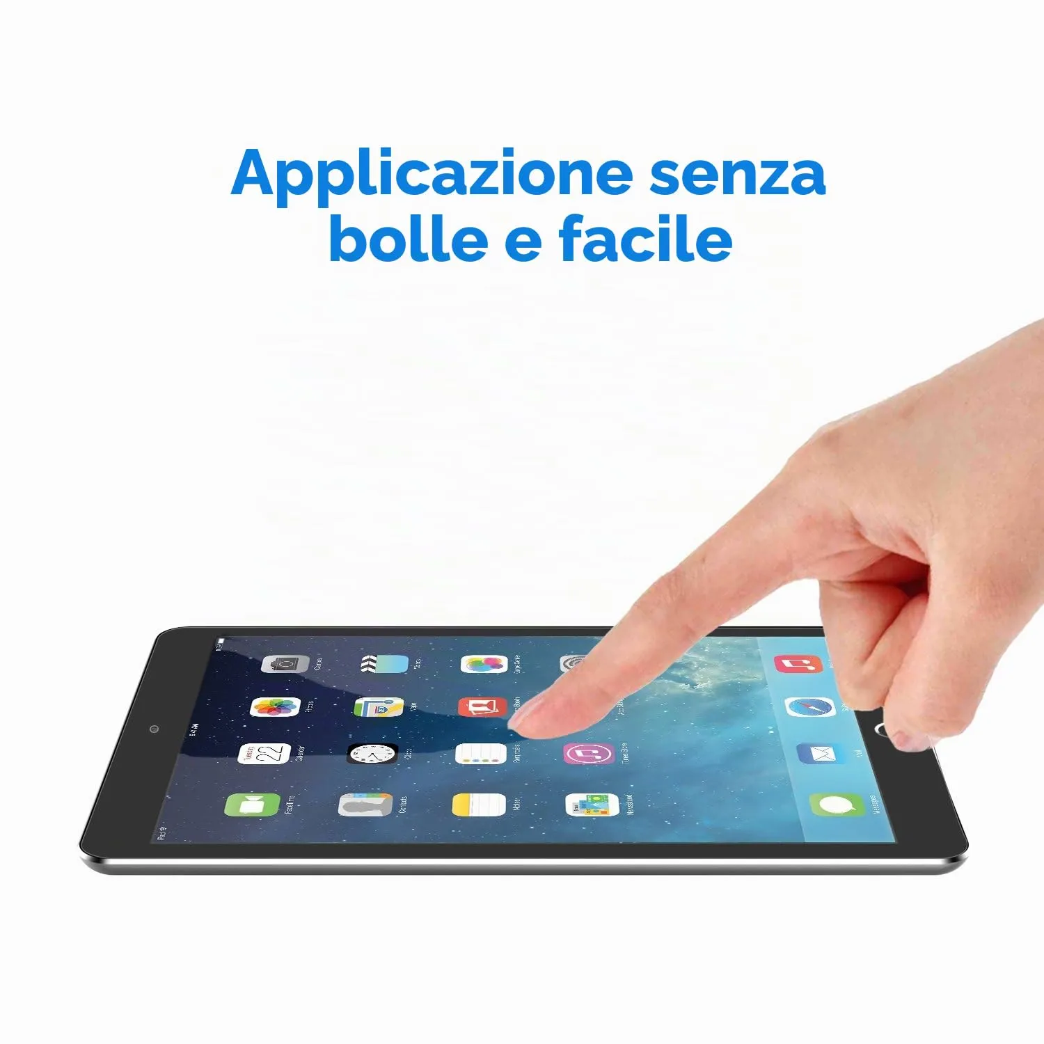 JETech Pellicola Protettiva in Vetro Temperato per iPad 6/5, Air 1/2, Pro 9.7 (2 Pezzi) - immagine 4