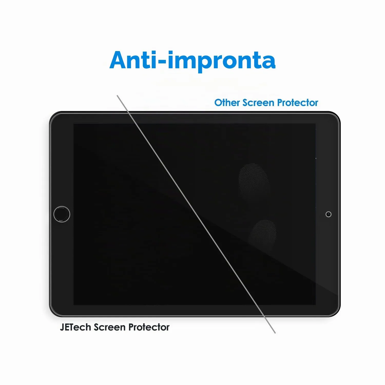 JETech Pellicola Protettiva in Vetro Temperato per iPad 6/5, Air 1/2, Pro 9.7 (2 Pezzi) - immagine 6