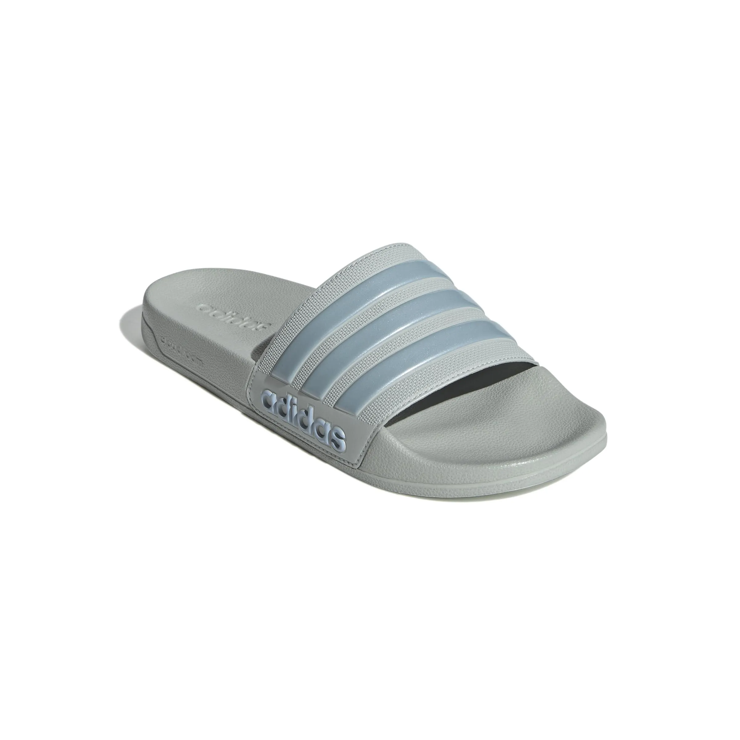 adidas Adilette Shower Slides, Wonder Silver Magic Grey Met Wonder Blue, 38 EU - immagine 3