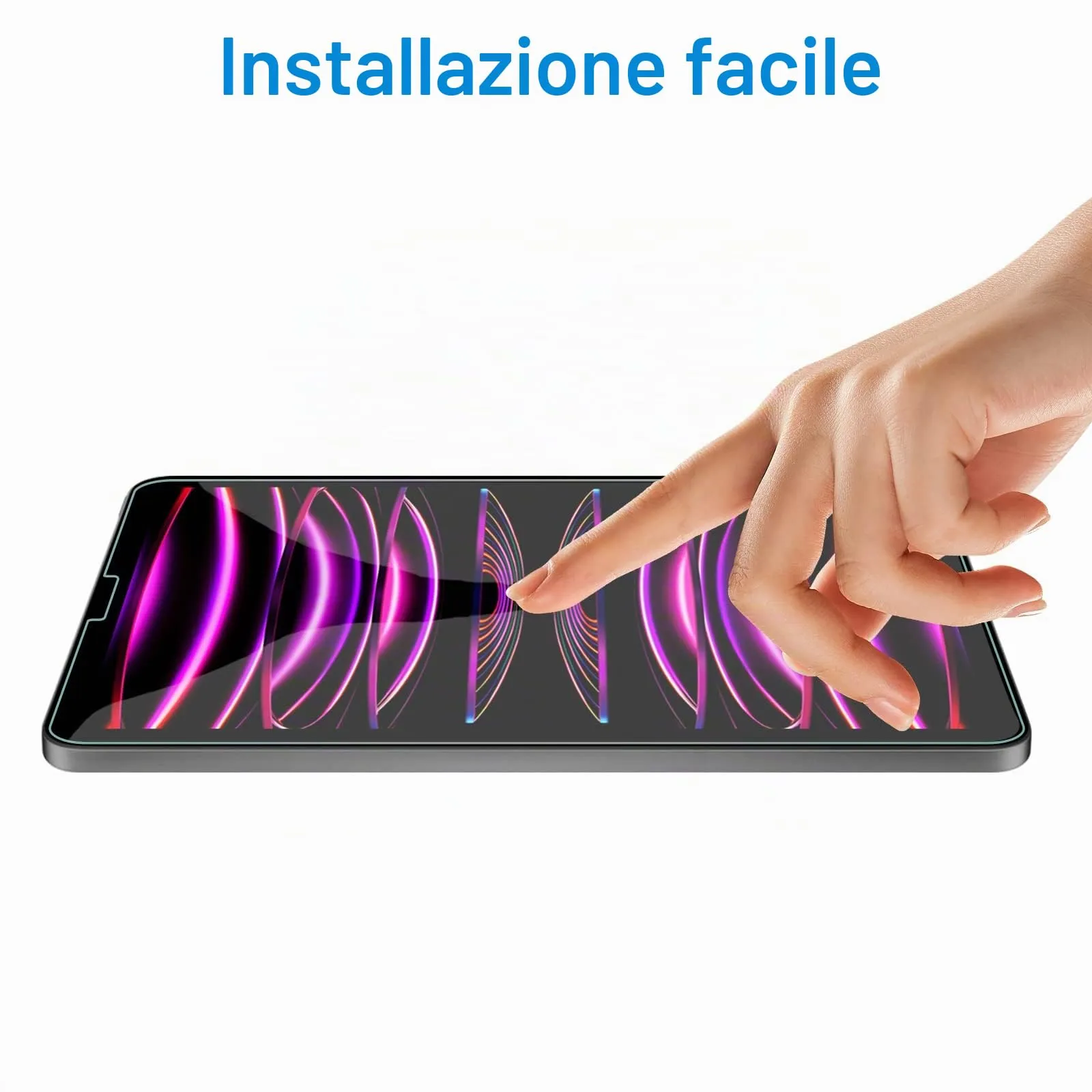 JETech Pellicola Protettiva in Vetro Temperato per iPad Pro 11" e iPad Air 5/4 10,9", 2 Pezzi - immagine 5