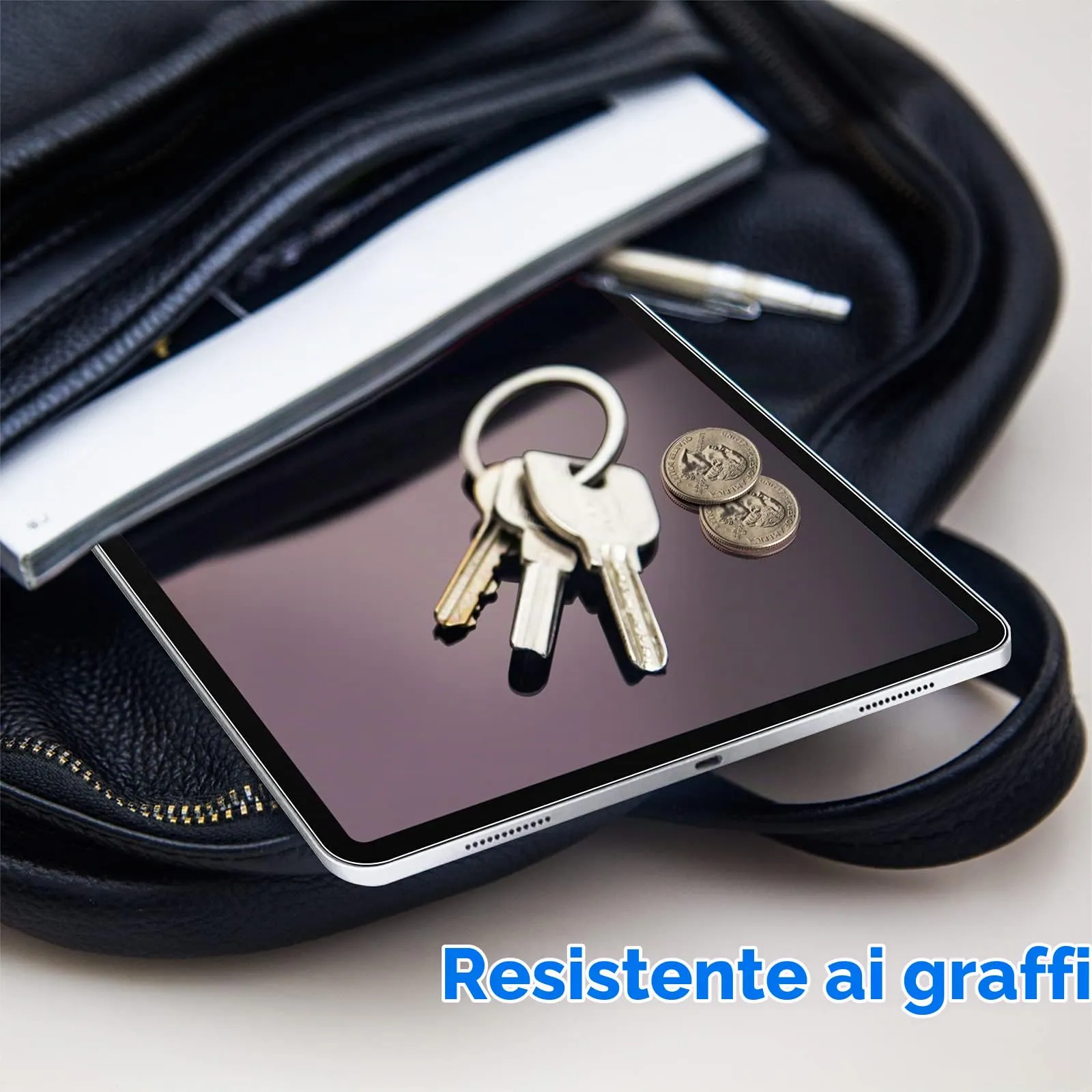 JETech Pellicola Protettiva in Vetro Temperato per iPad Pro 11" e iPad Air 5/4 10,9", 2 Pezzi - immagine 6