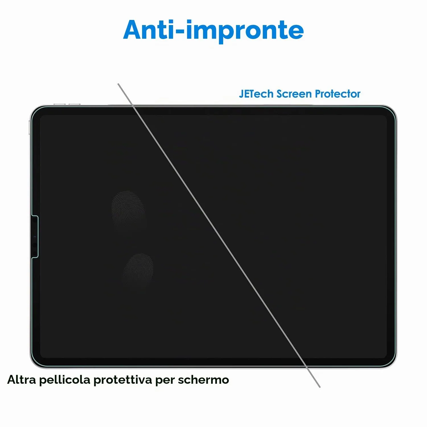 JETech Pellicola Protettiva in Vetro Temperato per iPad Pro 12,9" (6/5/4/3), 2 Pezzi - immagine 7