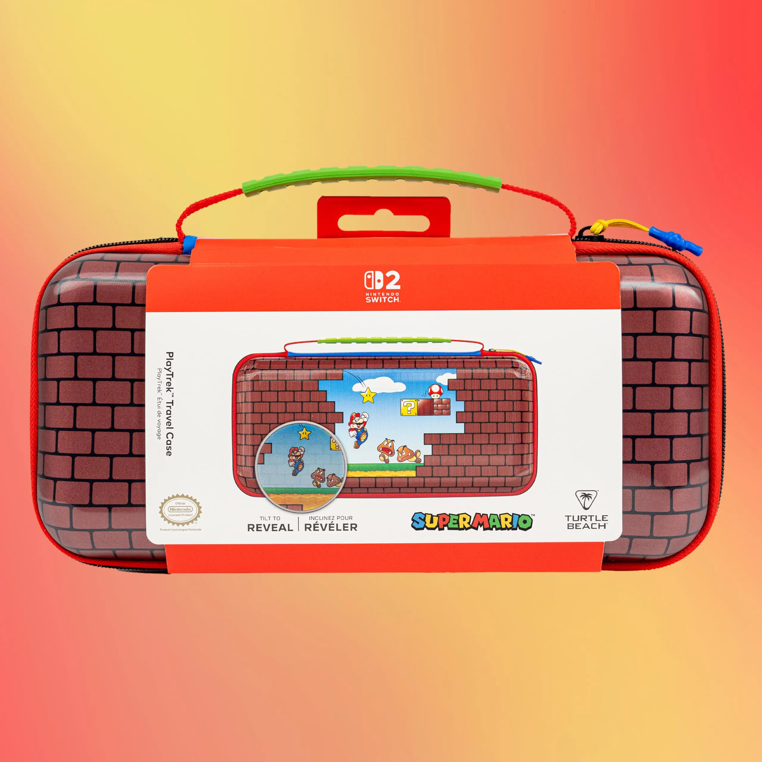 Turtle Beach PlayTrek Custodia da viaggio Mario Bricks per Nintendo Switch 2 - immagine 8