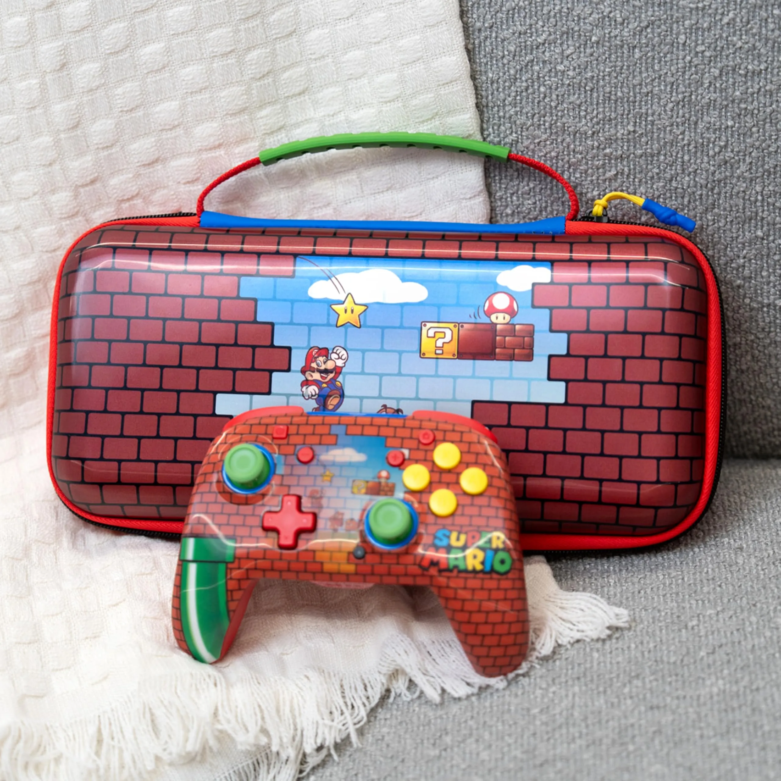 Turtle Beach PlayTrek Custodia da viaggio Mario Bricks per Nintendo Switch 2 - immagine 10