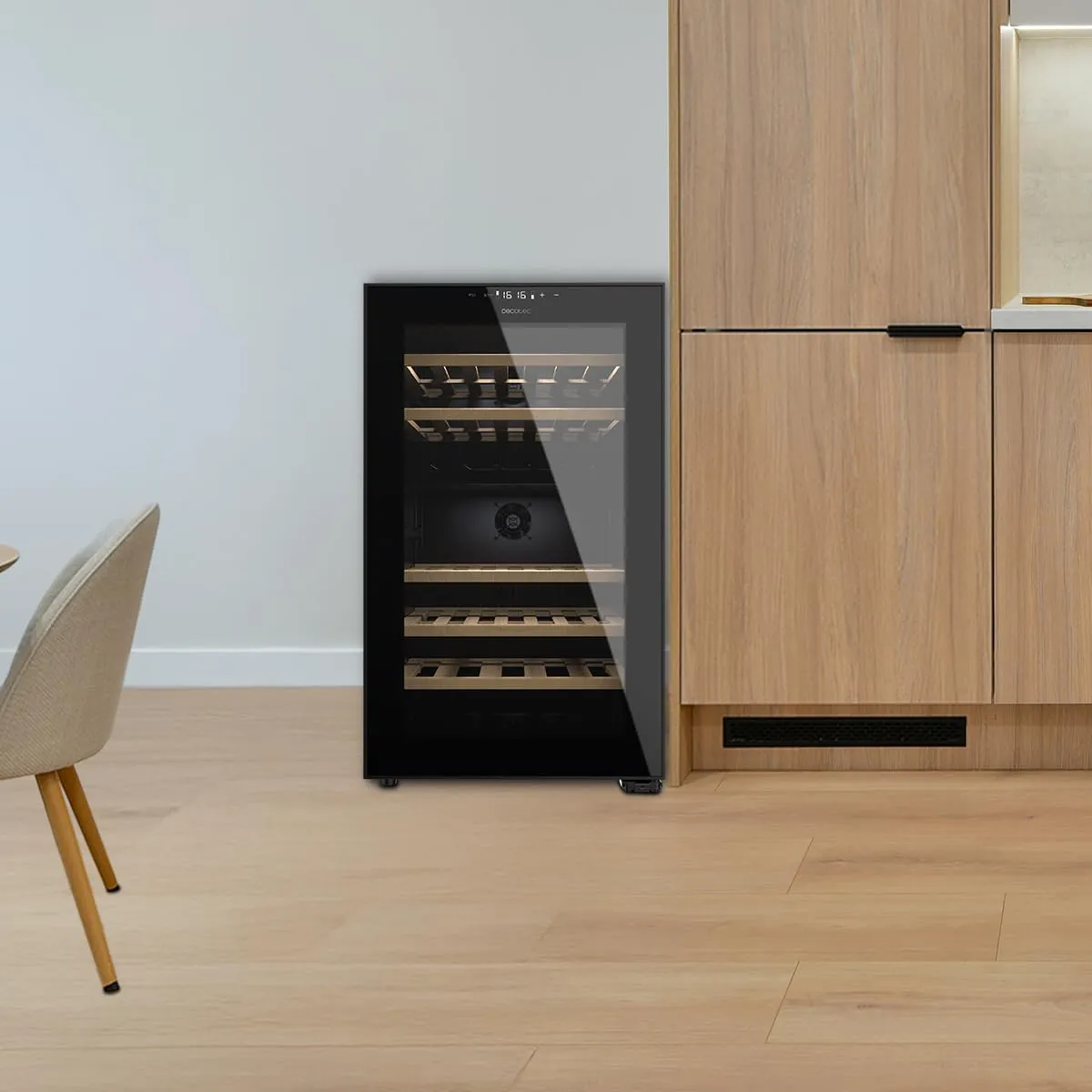 Cecotec Bolero GrandSommelier Duo 52000 Cantina Vini 52 Bottiglie Doppia Zona Temperatura Black - immagine 3