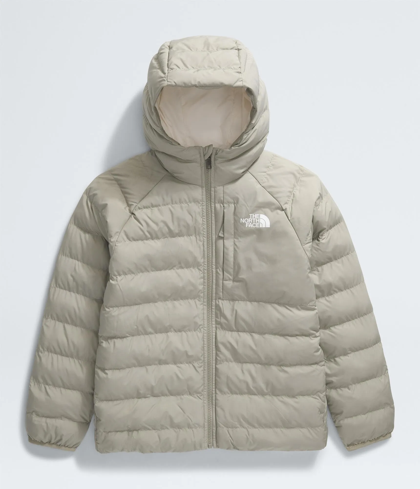 The North Face Perrito Giacca reversibile con cappuccio da ragazza, Grigio argilla, S - immagine 7