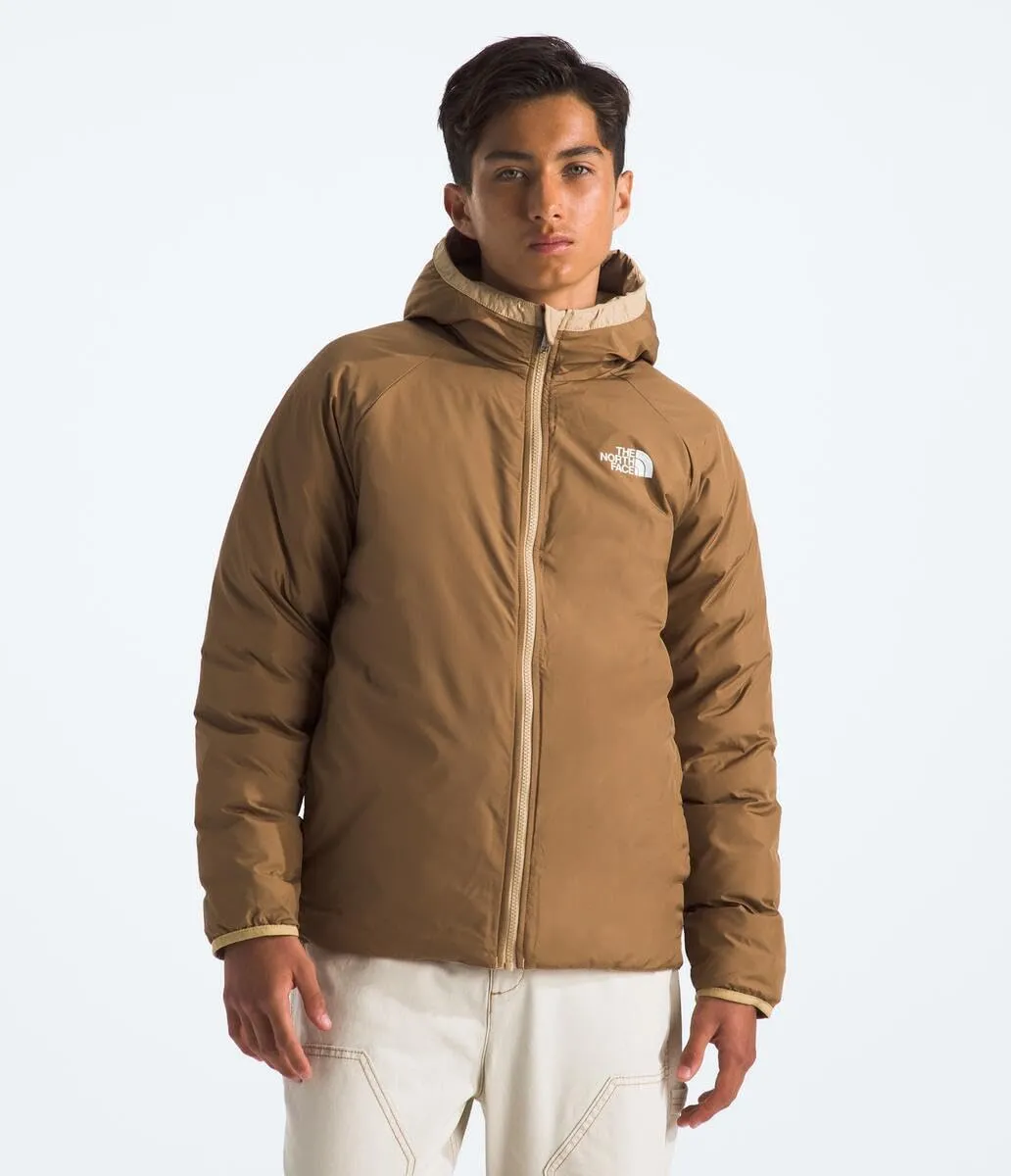 The North Face Reversible Perrito Hooded Jacket for Boys, Khaki Stone, 128 - immagine 5