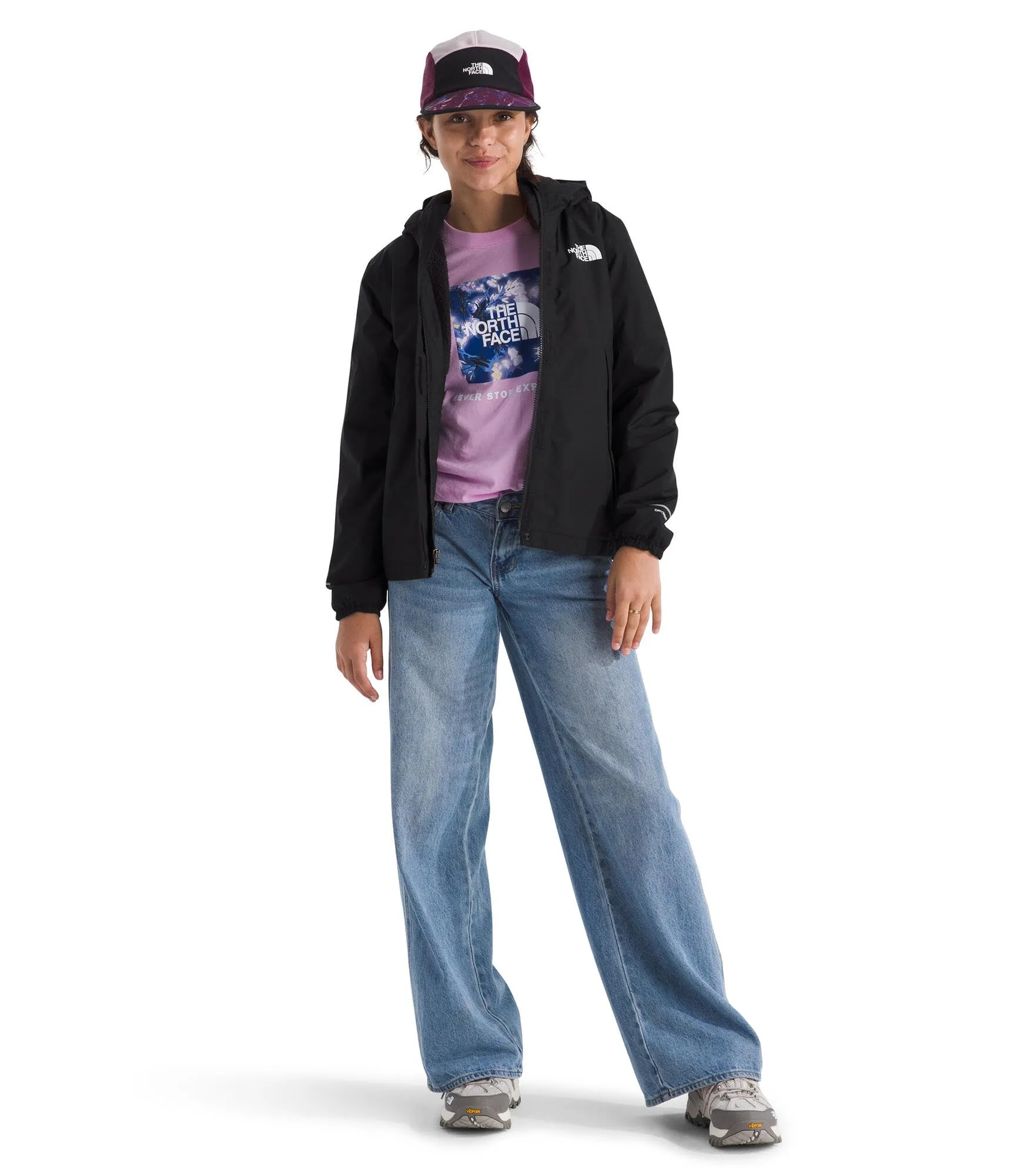 The North Face Warm Antora Rain Giacca per bambina, Tnf Black/Tnf Black, 12 anni - immagine 5