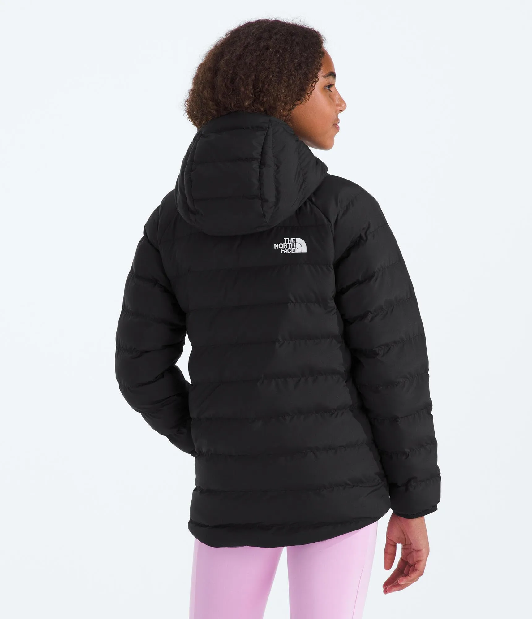 The North Face NF0A88UE Reversible Perrito Hooded Jacket Unisex Kids TNF Black/Smoked Pearl XL - immagine 4