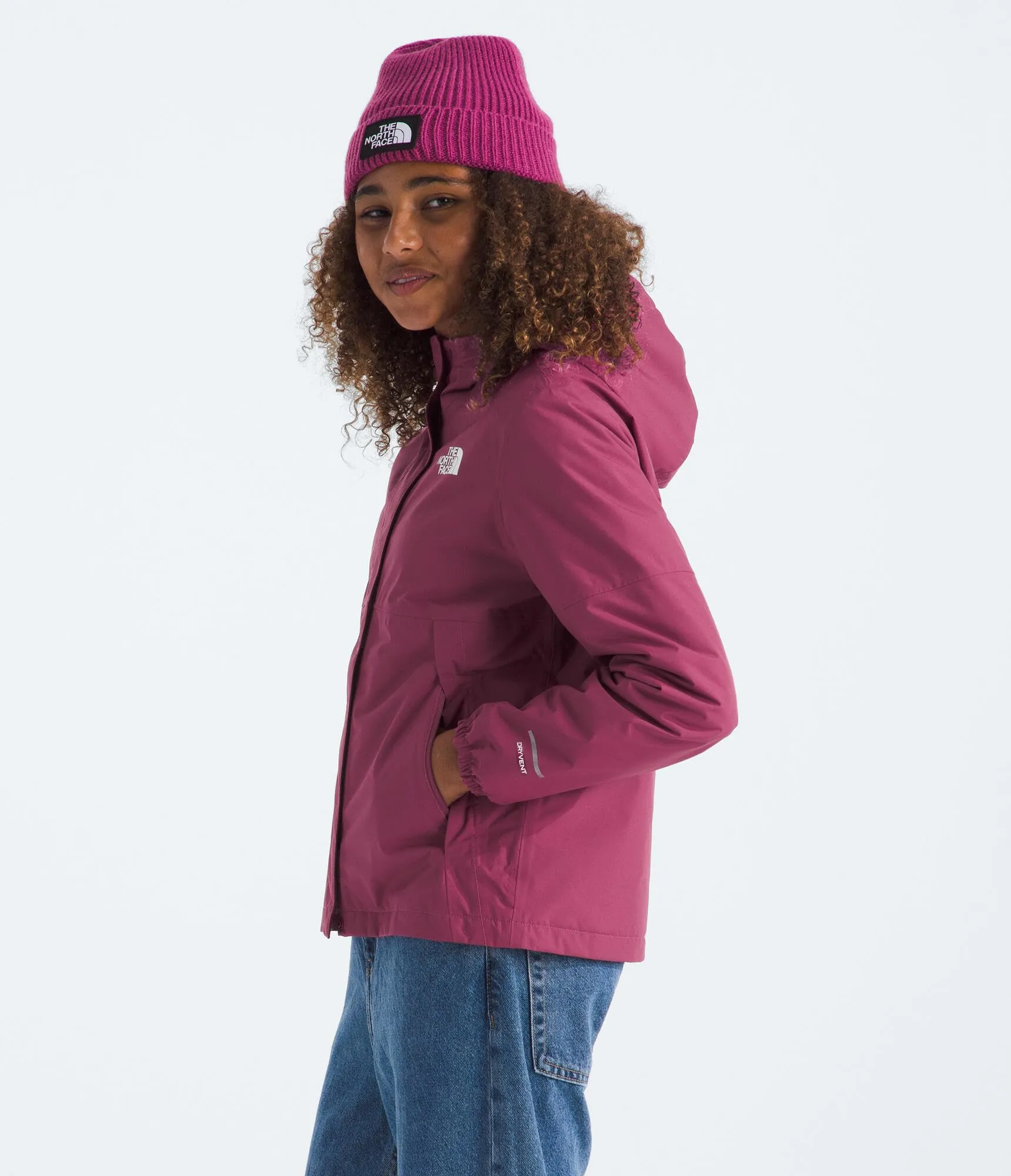 The North Face Warm Antora Rain Jacket NF0A873R6EO - Cyber Berry - Size M - immagine 2