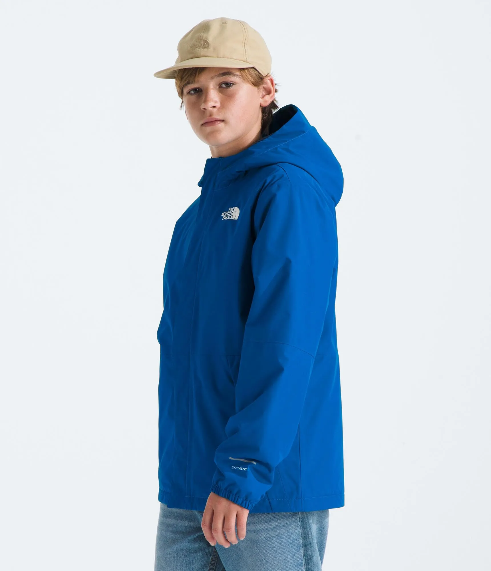 The North Face Warm Antora Rain Jacket NF0A873ST4S - Hero Blue, Kids Size L - immagine 2